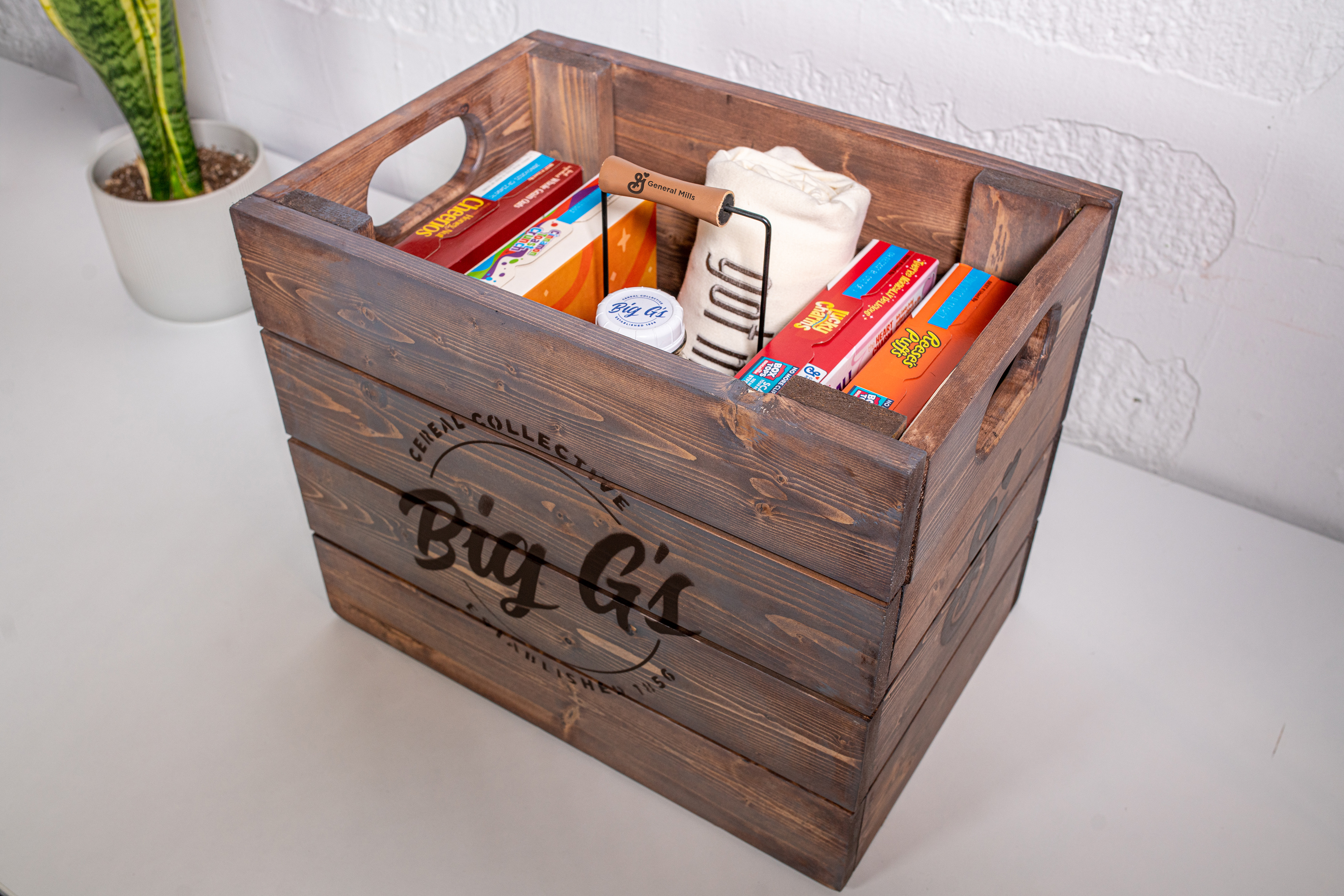 influencer marketing, influencer campaign, seeding kit, influencer seeding moment, general mills, gm, got milk, delivery, cereal, gm, LA, tiktok, big g, vintage, custom van, custom vehicle, delivery vehicle, milk crate