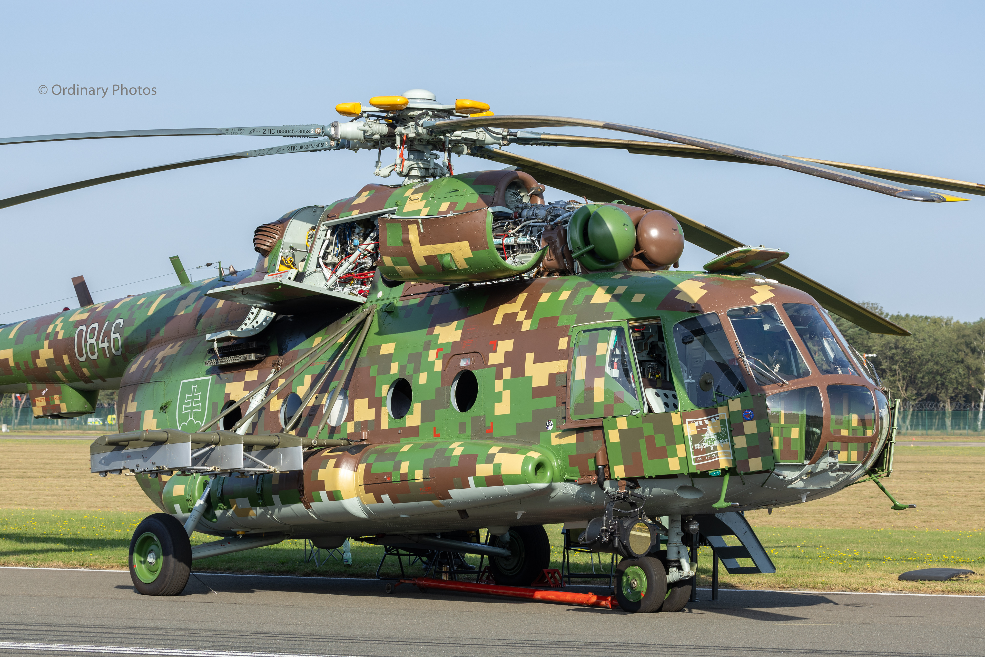 MI-17 Helicopter of the Slovak Air Force at Vliegbasis Kleine-Brogel