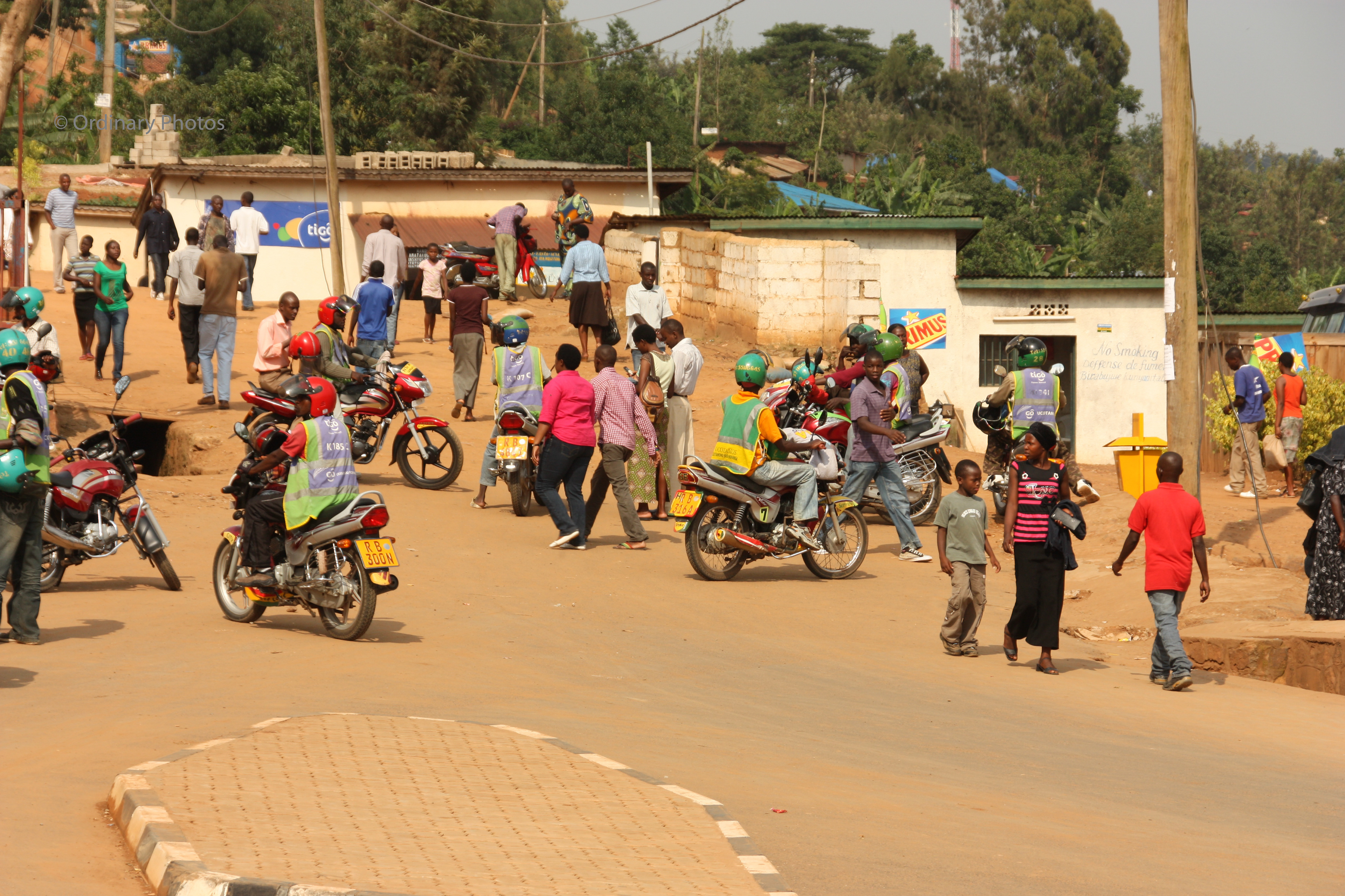 Street life in Kigali