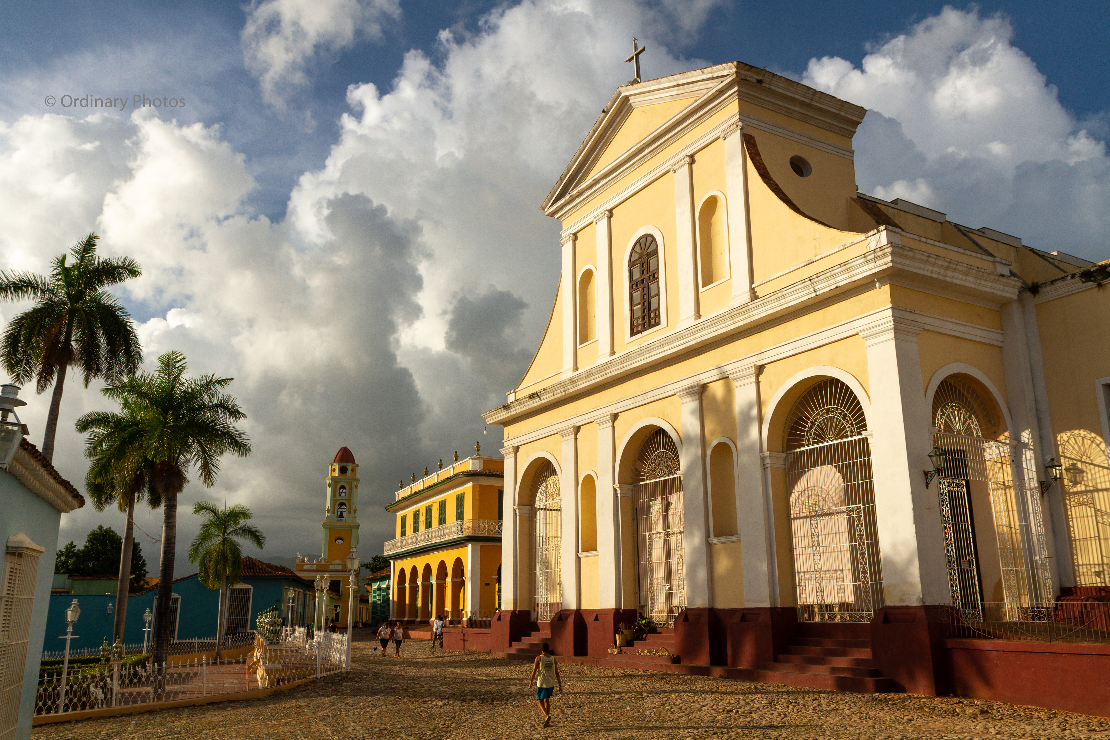 The center of the colonial city of Trinidad