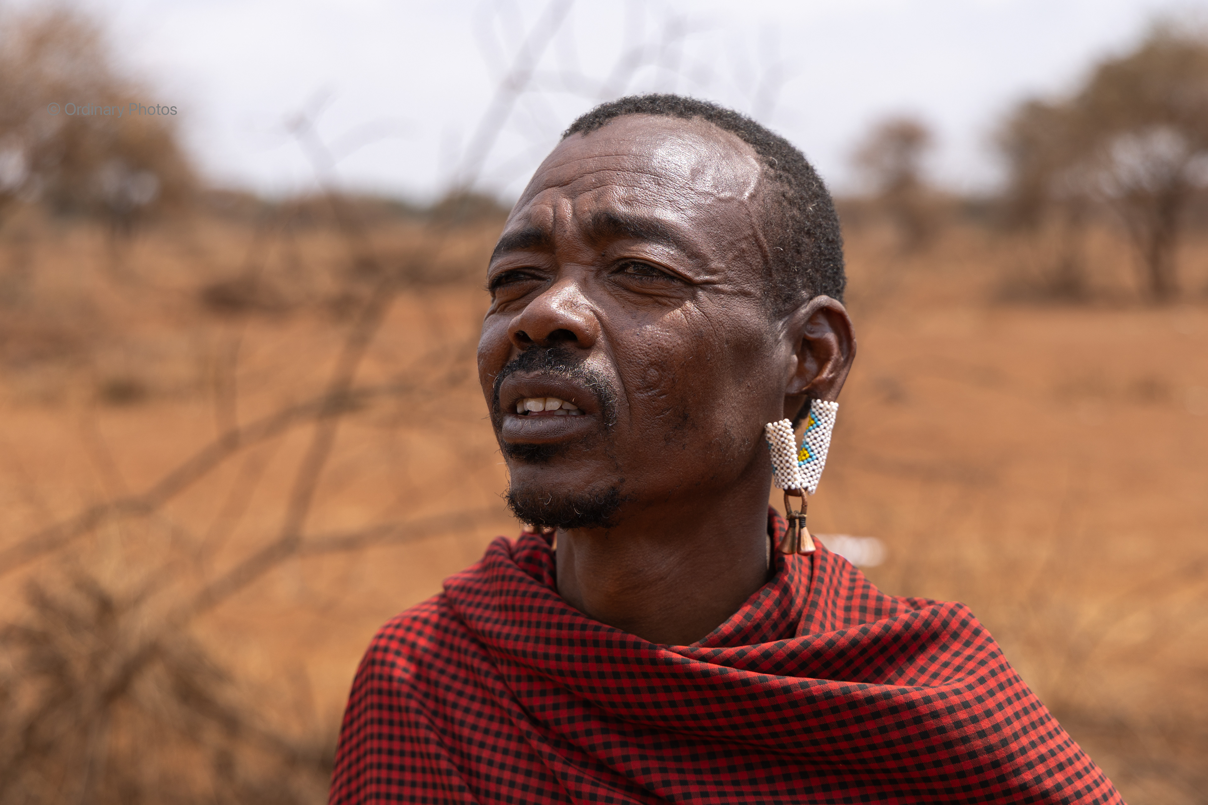 A Masai man close to Amboseli