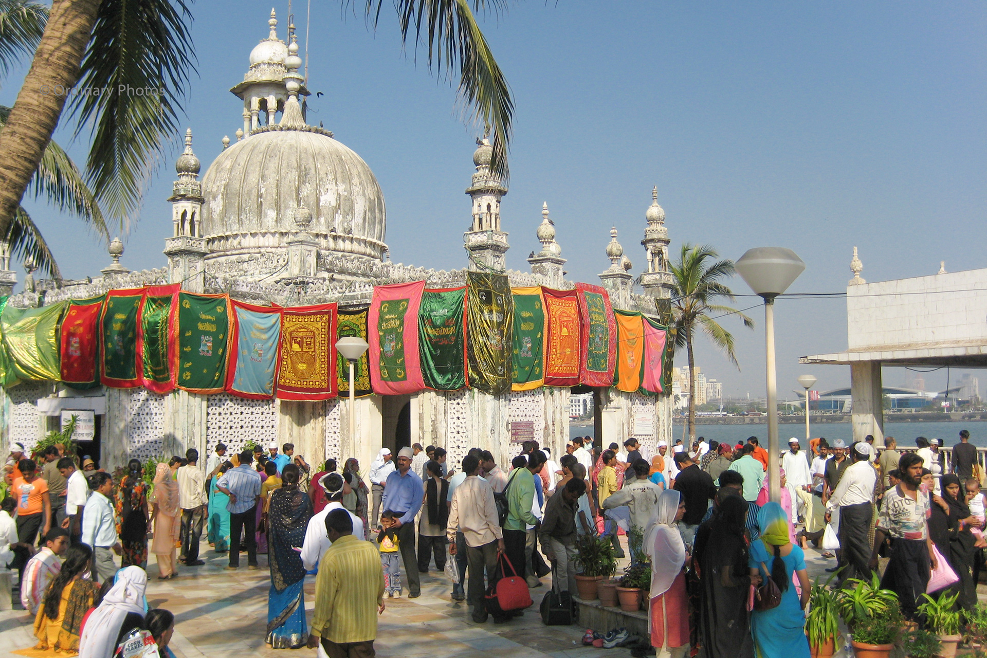 The Haji Ali mosque in Mumbai