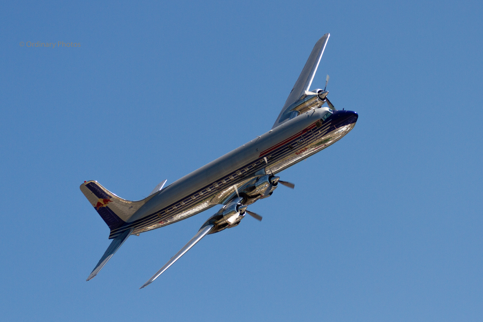 The Flying Bulls DC-6B during the Austrian F1 Grand Prix 2019