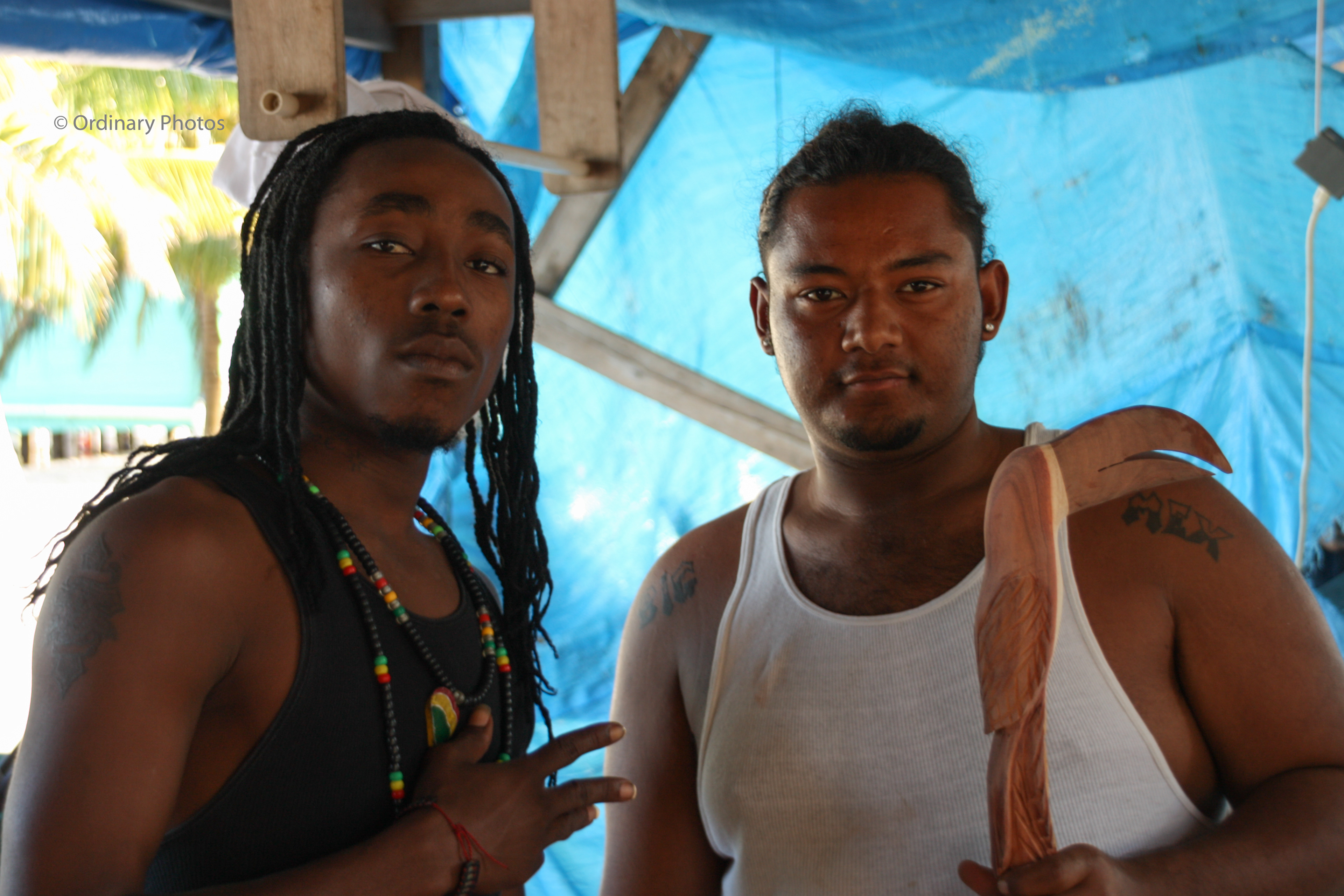 Locals on Caye Caulker