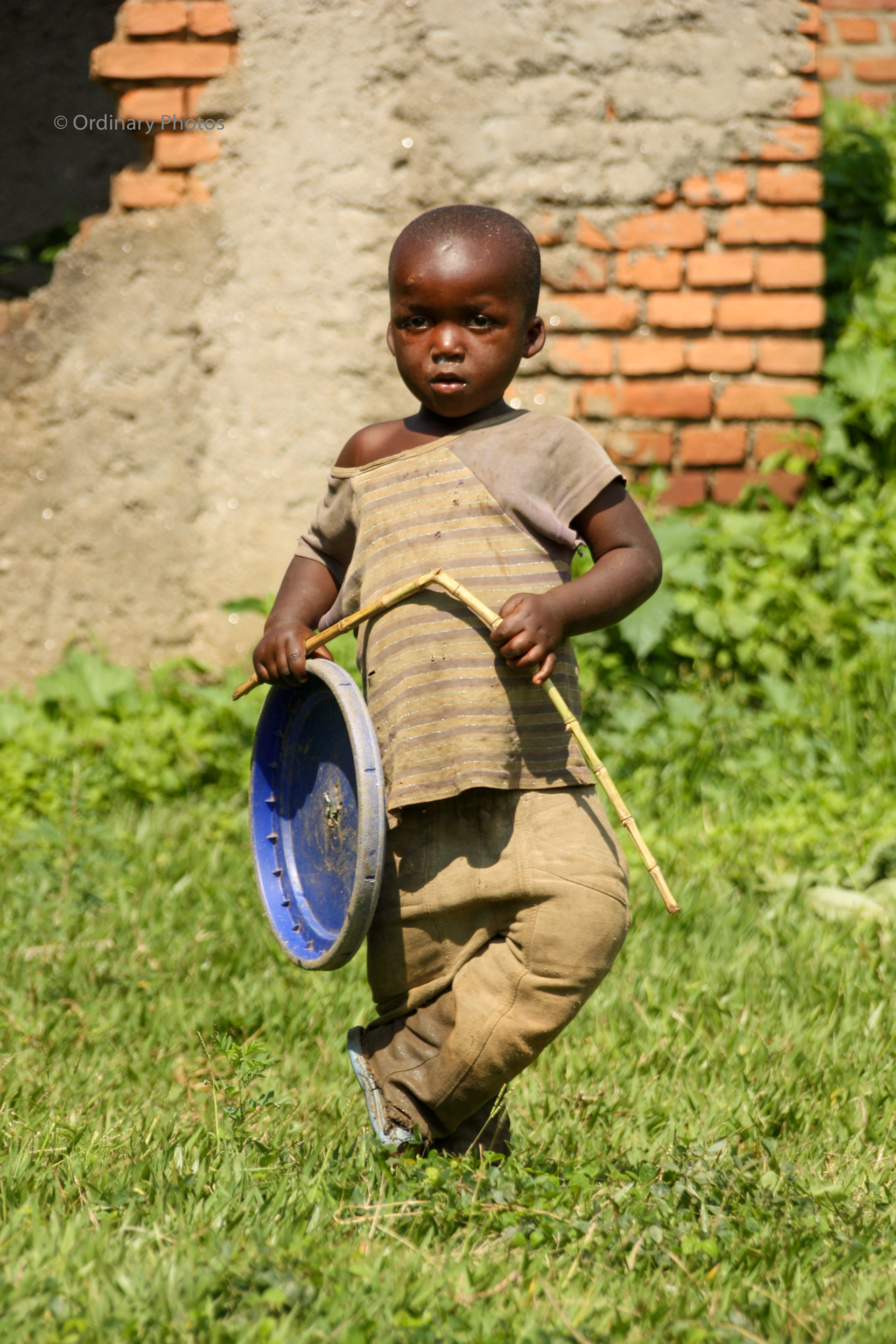 A little boy on the street in Gisenyi