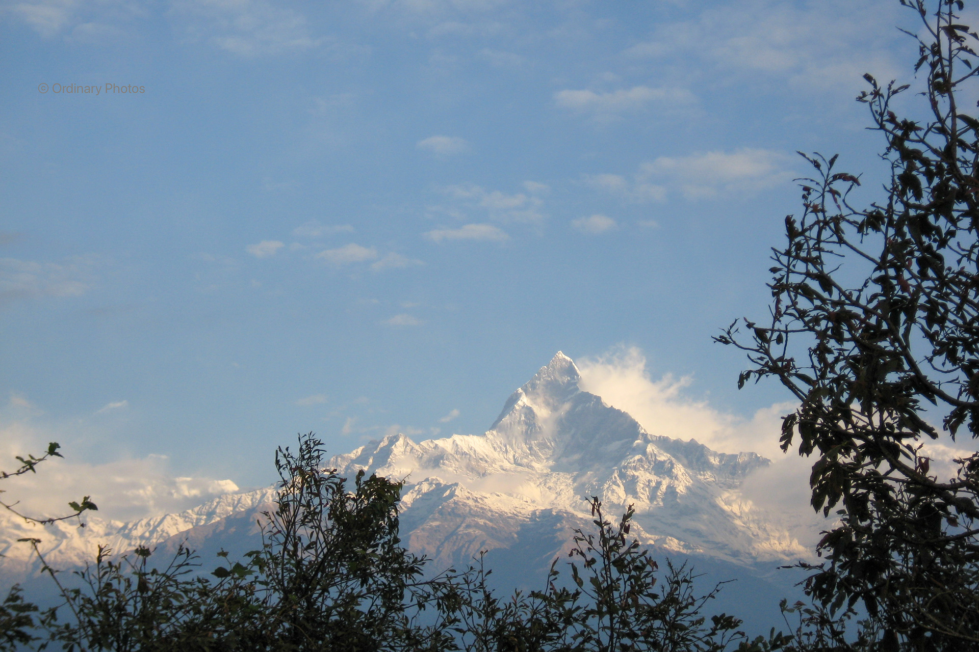 The Machhapuchhare in Nepal