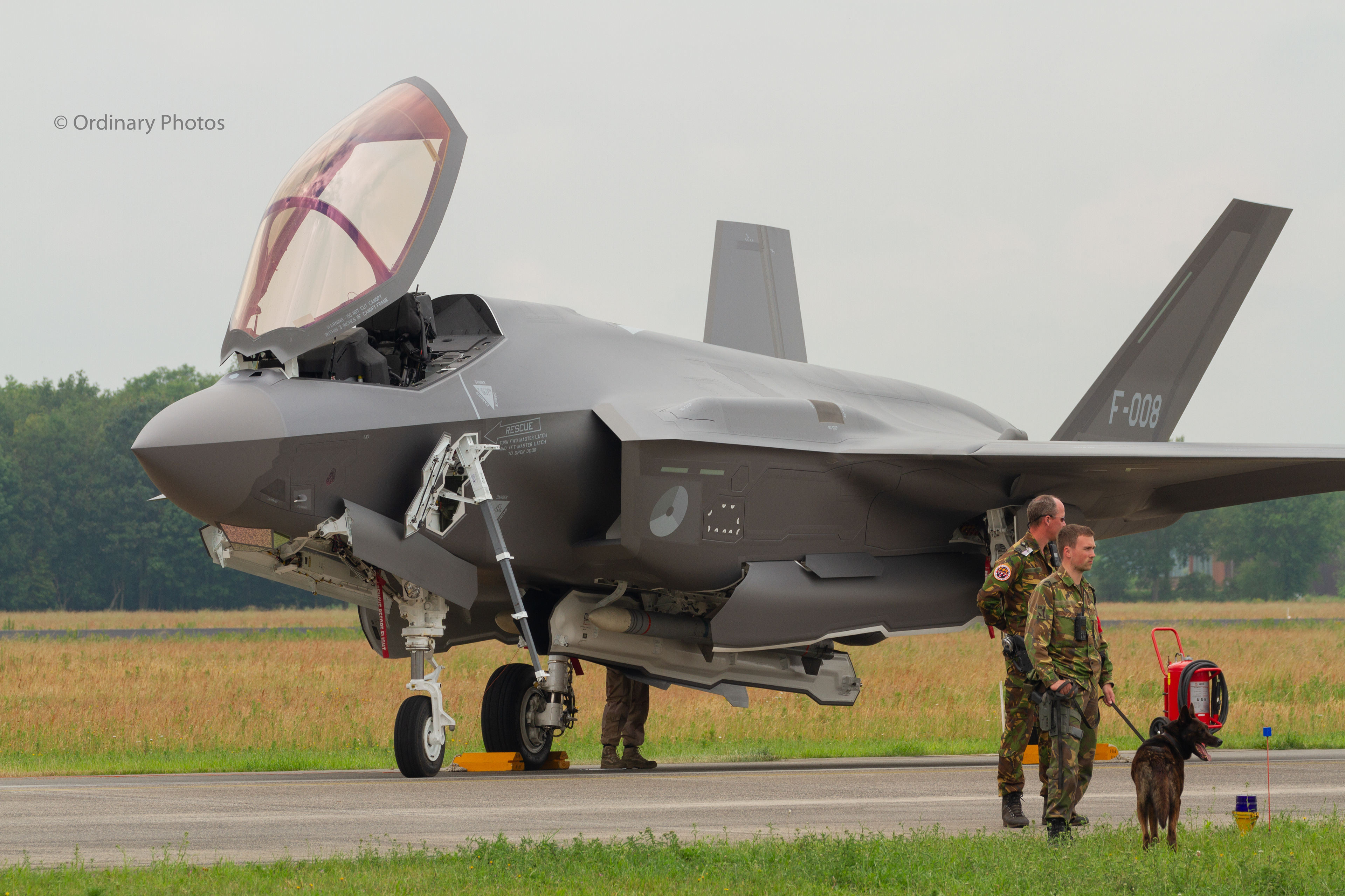 The Dutch F-35 (F-008) visiting the Luchtmachtdagen 2019 at Vliegbasis Volkel