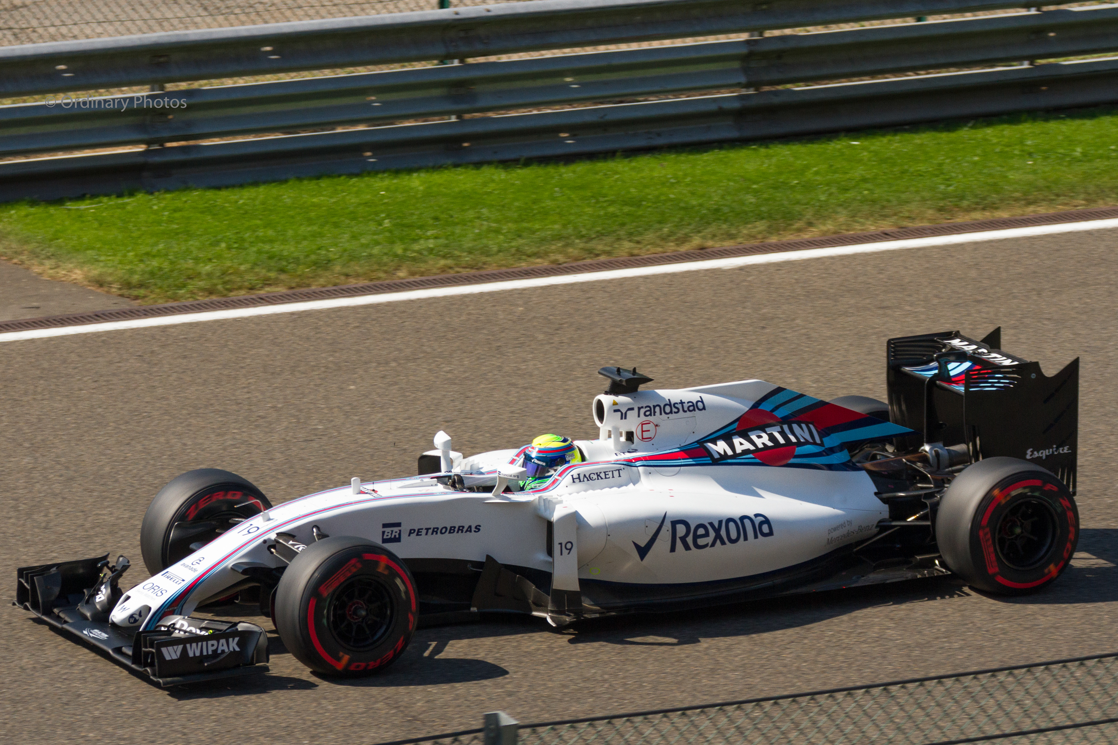 Felipe Massa in the Williams FW38 during the Formula 1 Belgian Grand Prix in 2016