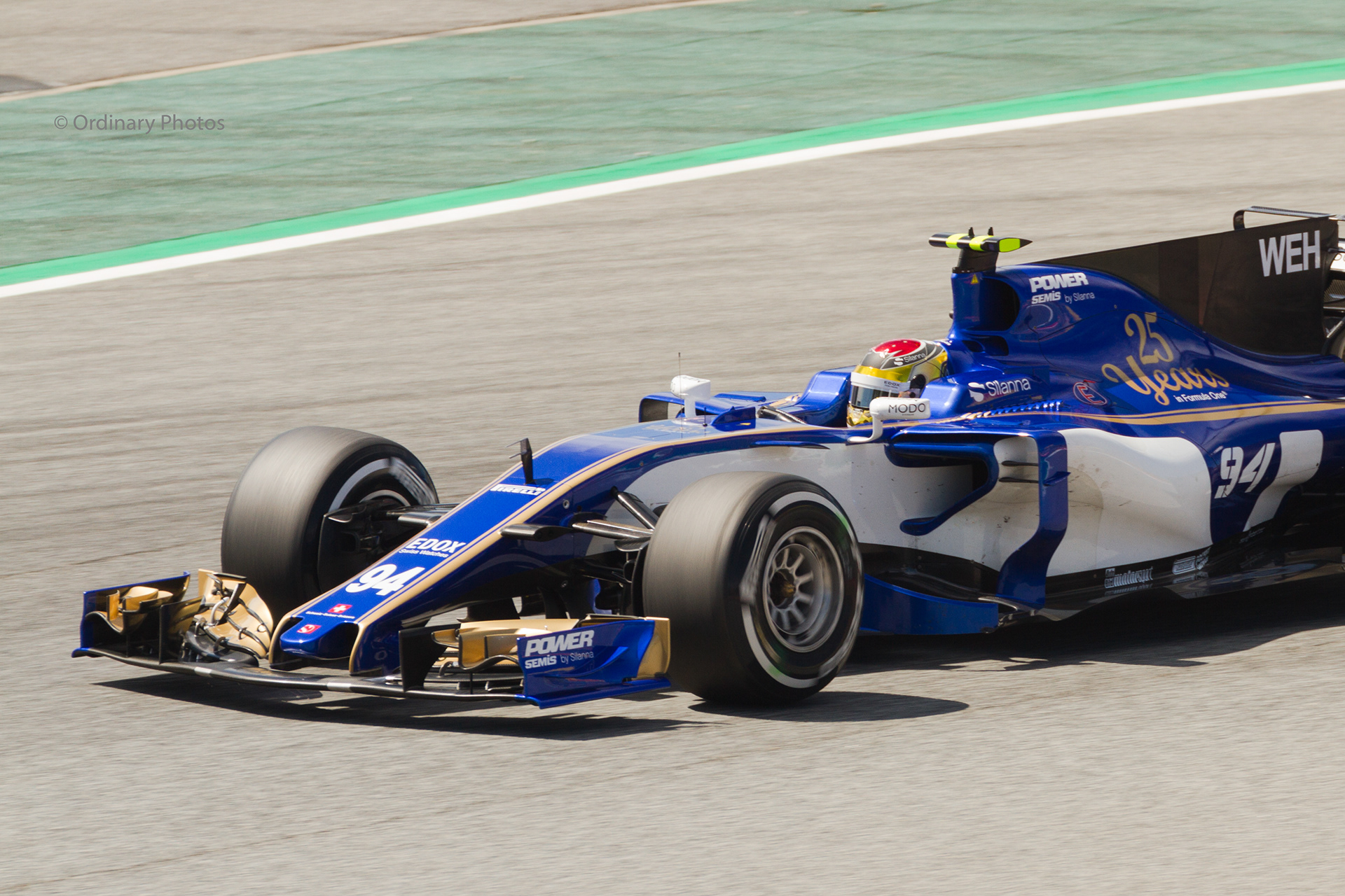 Pascal Wehrlein in the Sauber during the Formula 1 2017 Spanish Grand Prix