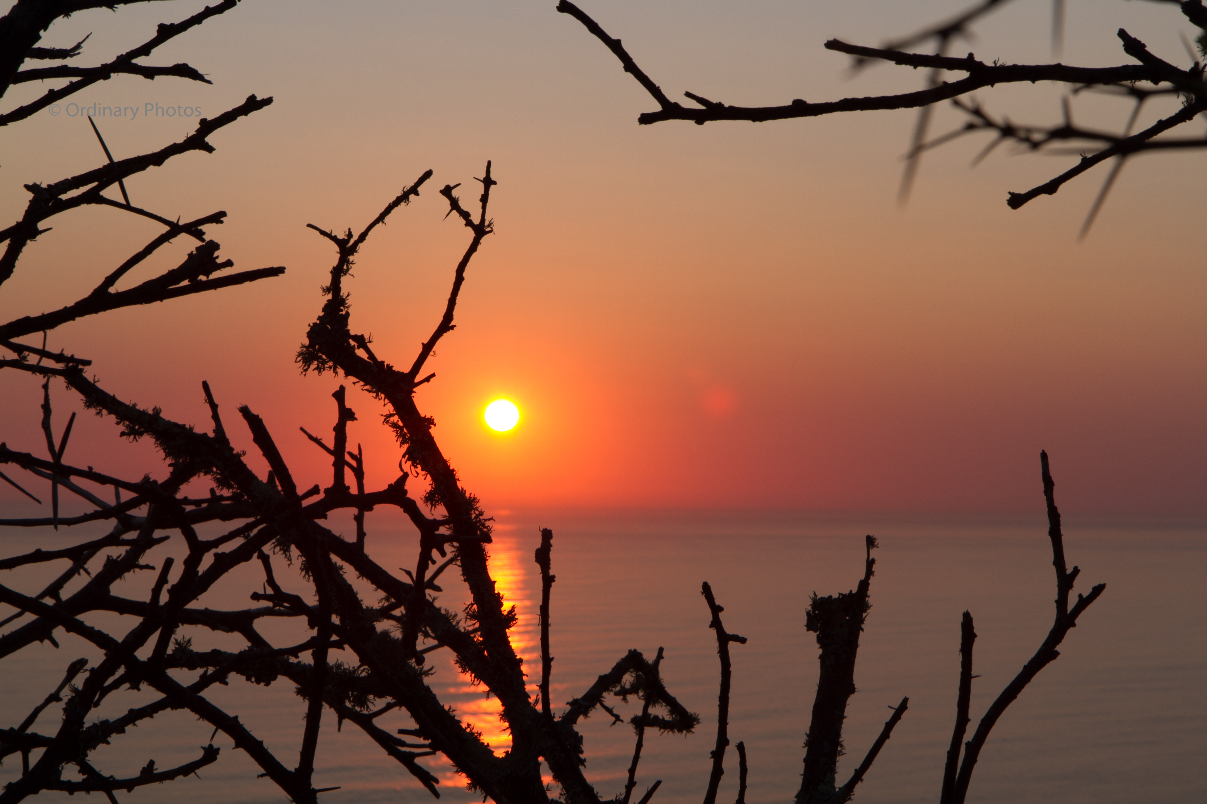 Sunset seen from Lion's Head in South Africa