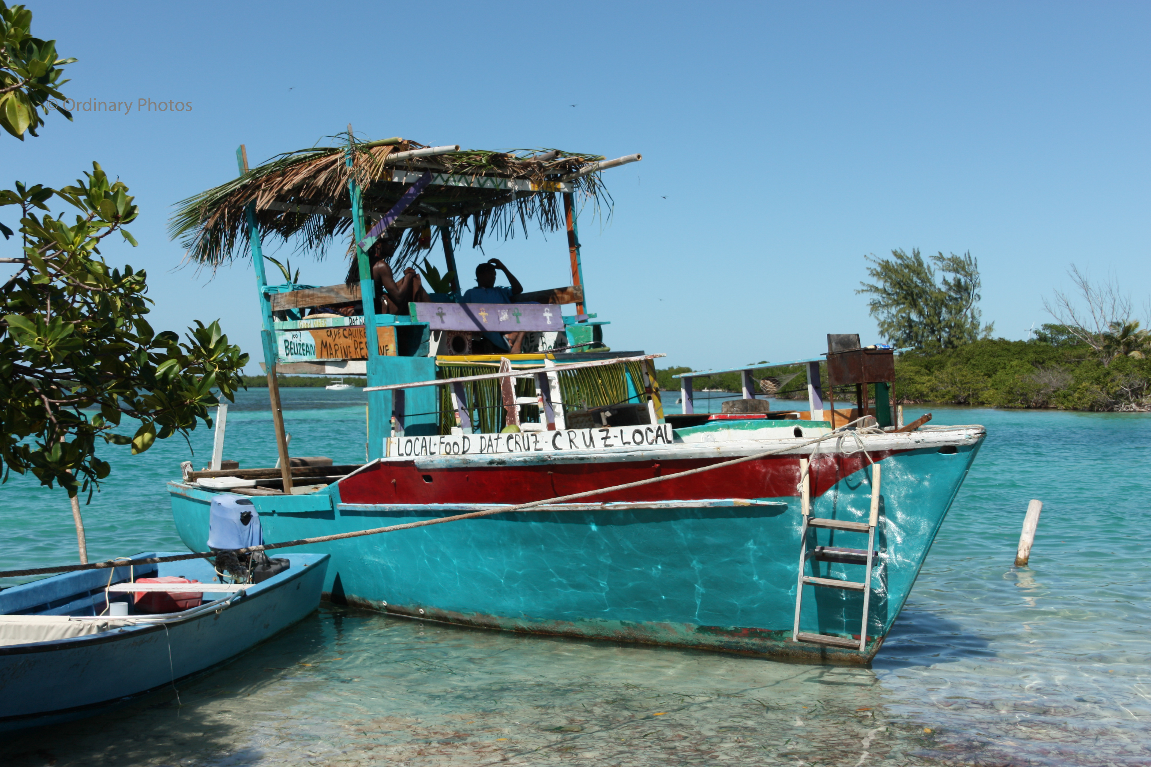 At the Lazy Lizard on Caye Caulker, Belize