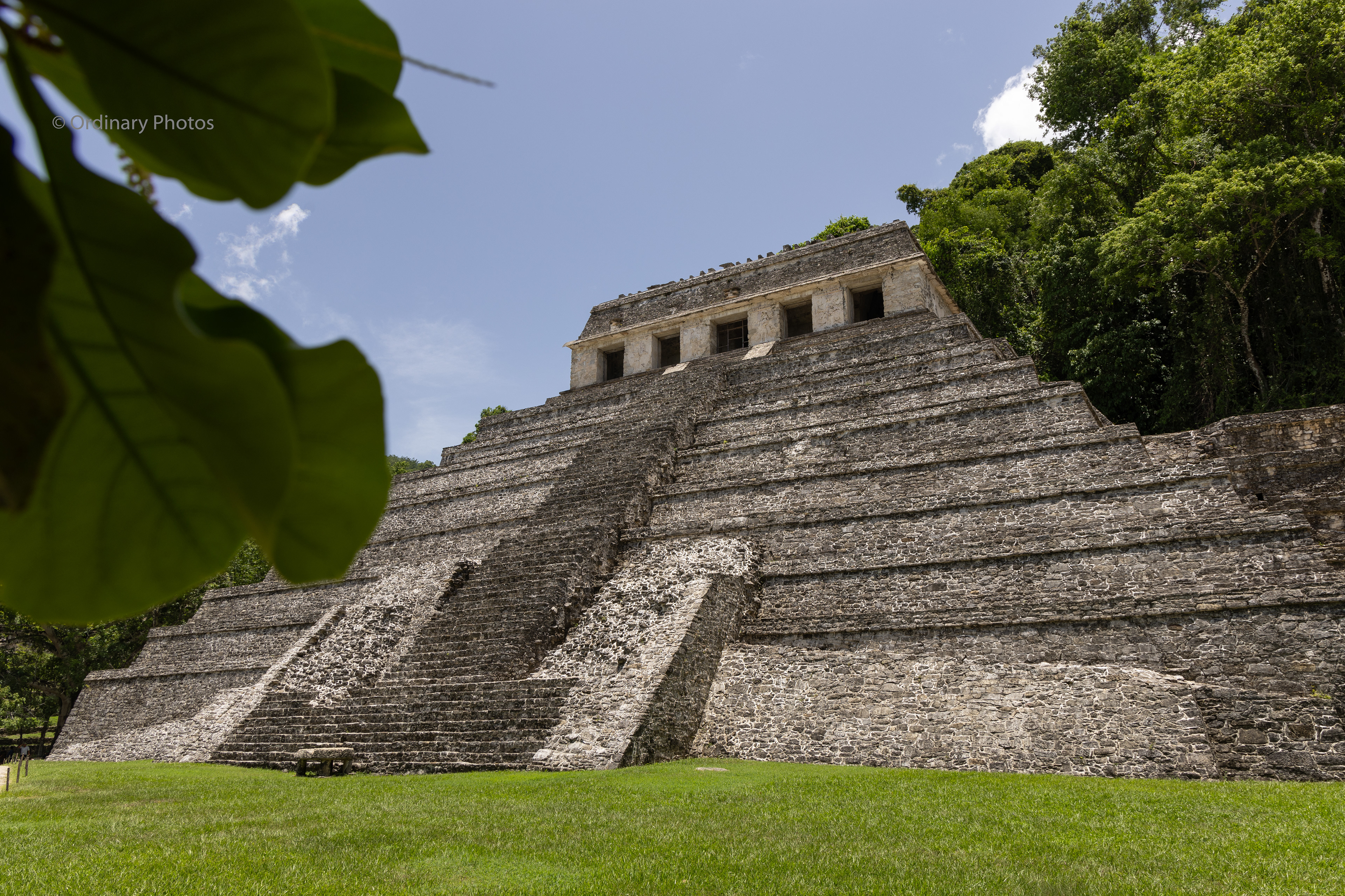 One of the temples in Maya city Palenque