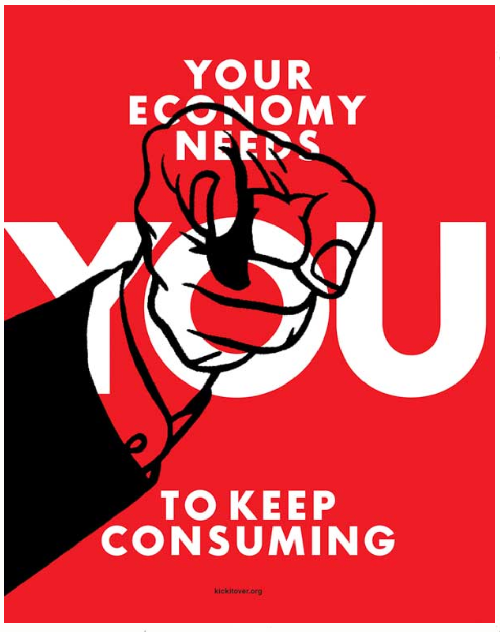 Reminiscent of US war time propaganda posters