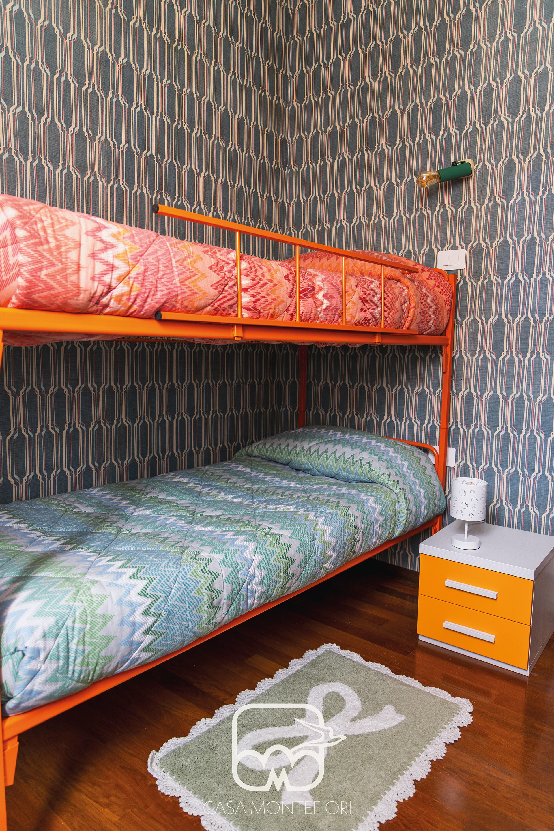 Camera con letti a castello