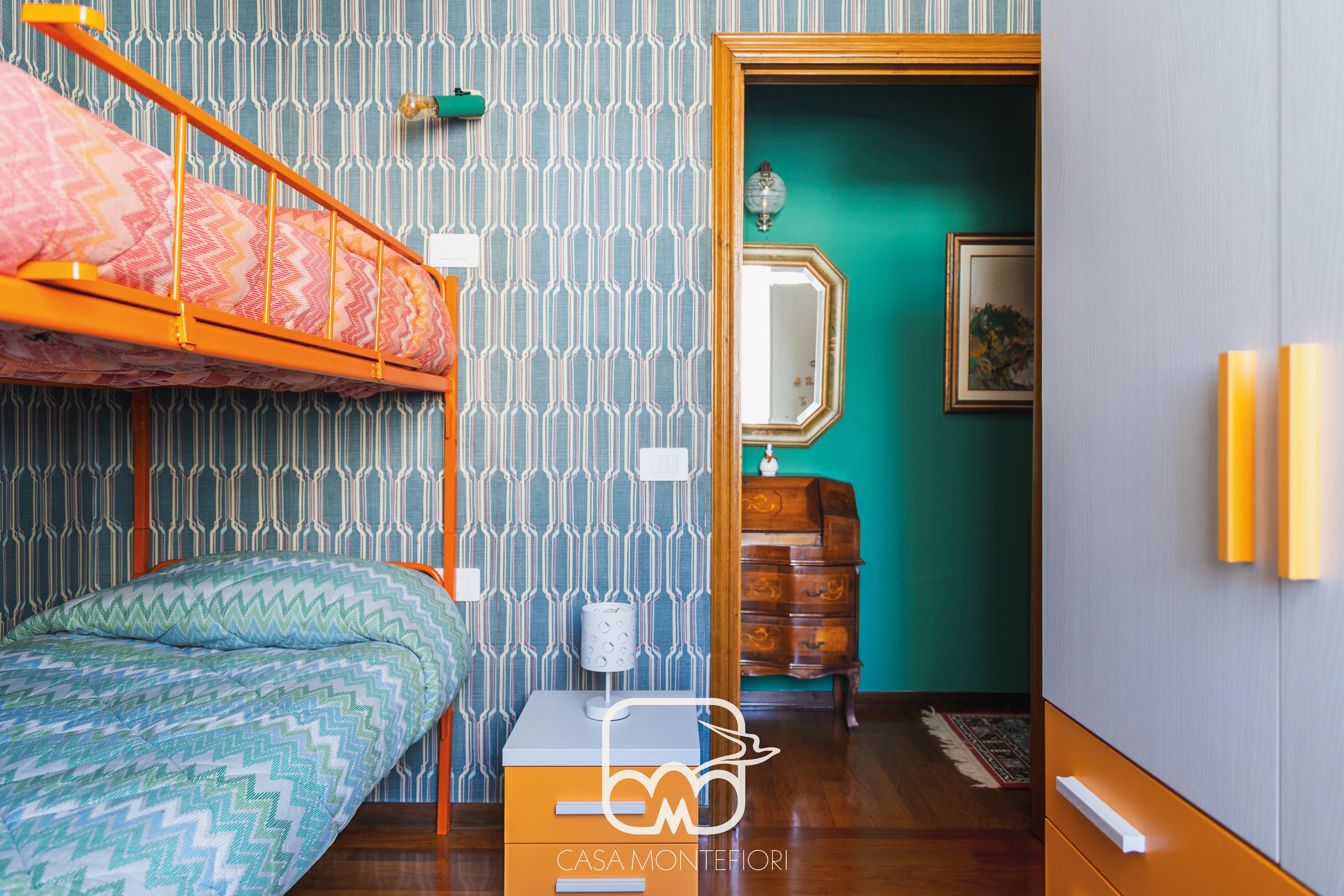 Camera con letti a castello