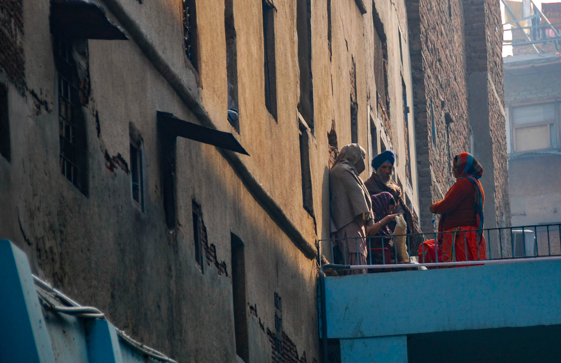 Outside the gurudwara