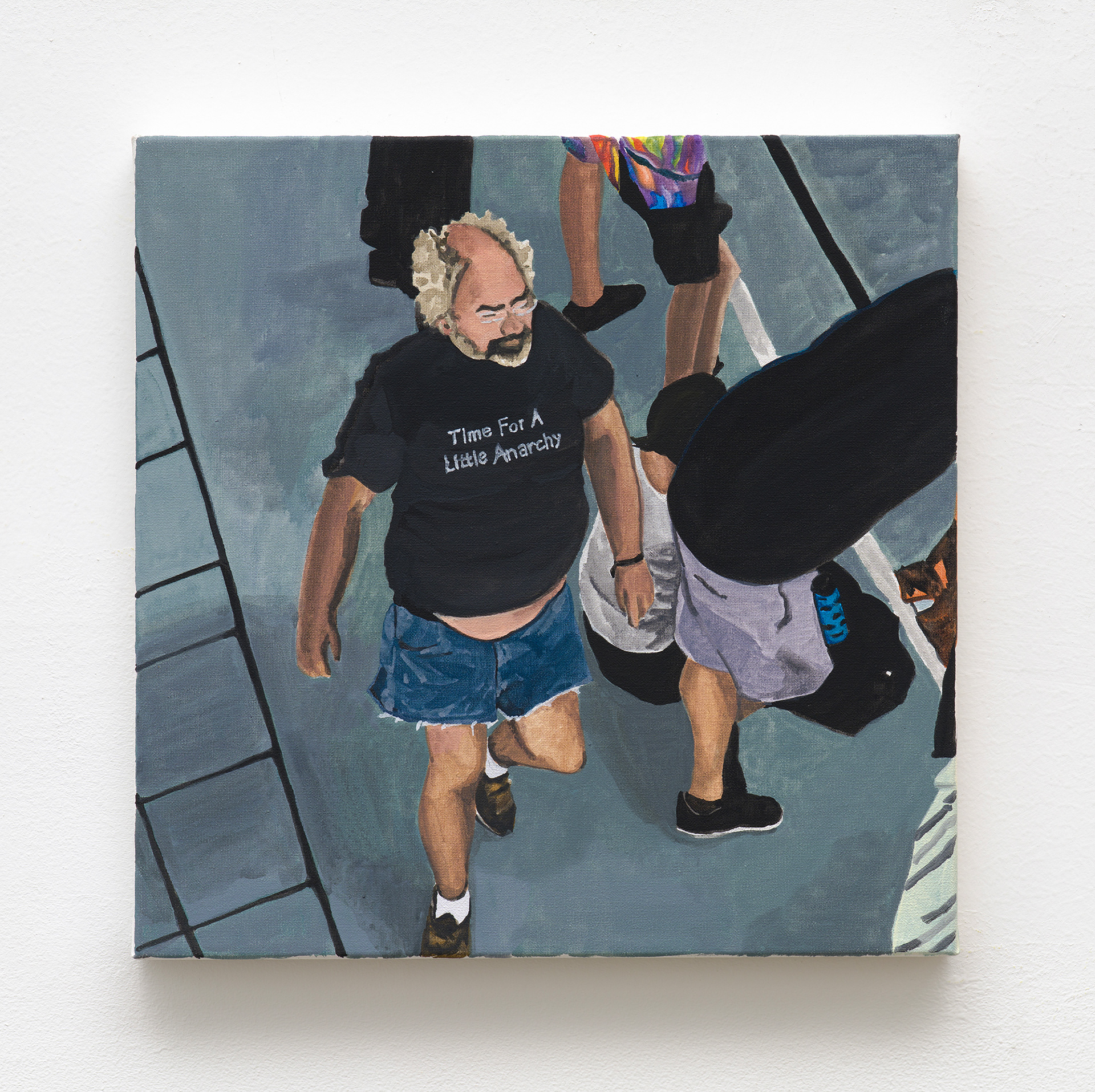 나니가스키 Nani Ga Suki, 2025, gouache on cotton, 25×25 cm