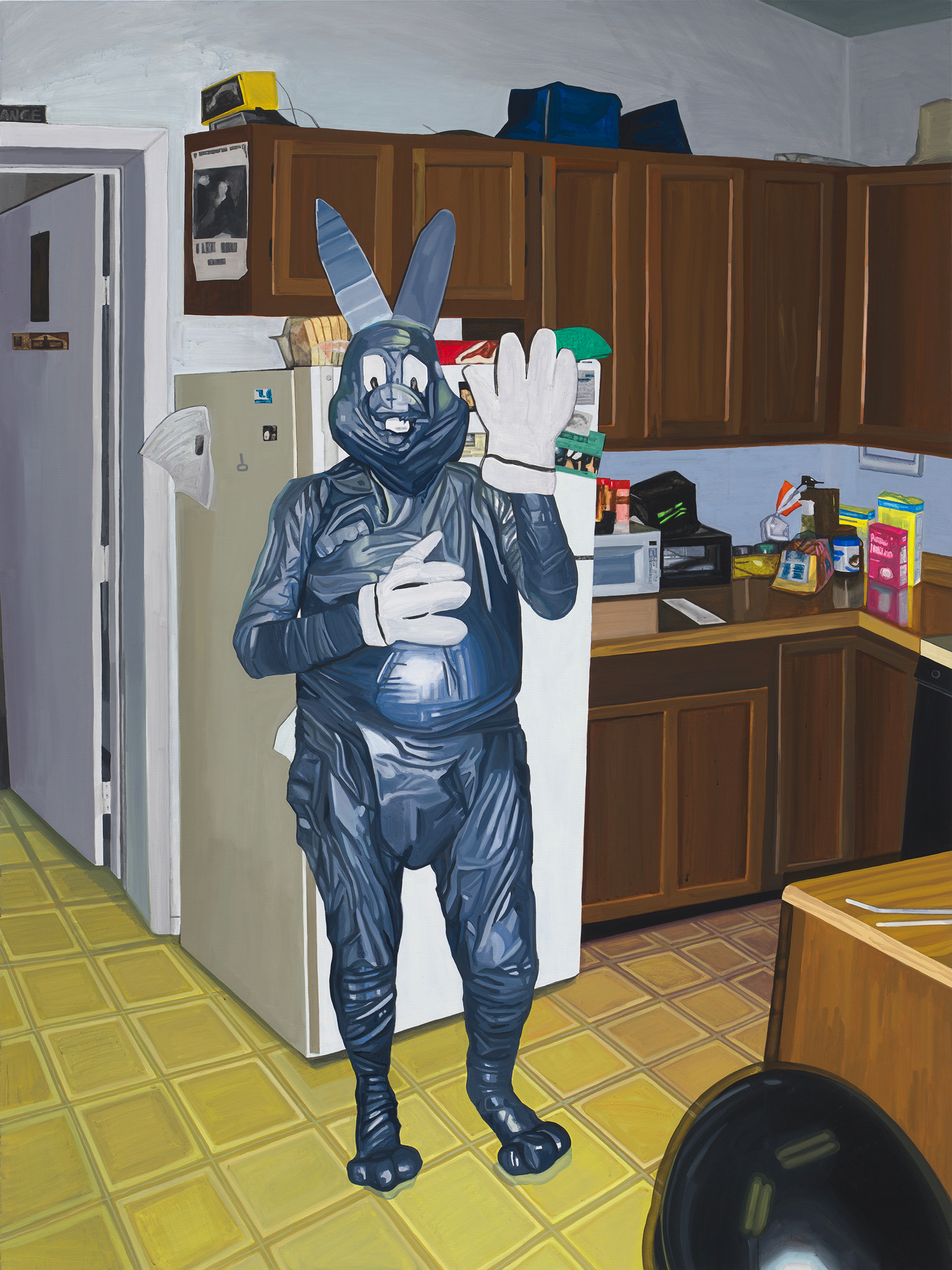 1.	고민고민하지마 Don’t Overthinking, 2024, gouache on canvas, 176×132 cm