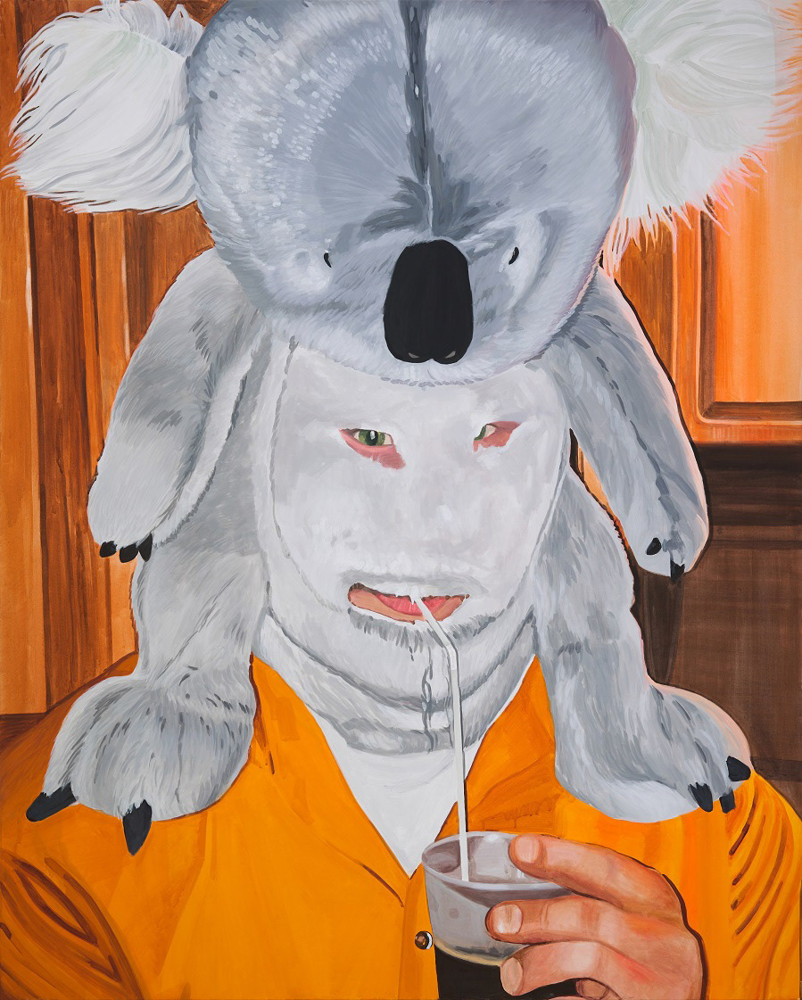 얼죽아 Eoljug-a, 2021, gouache on cotton, 162.2ｘ130.3 ㎝