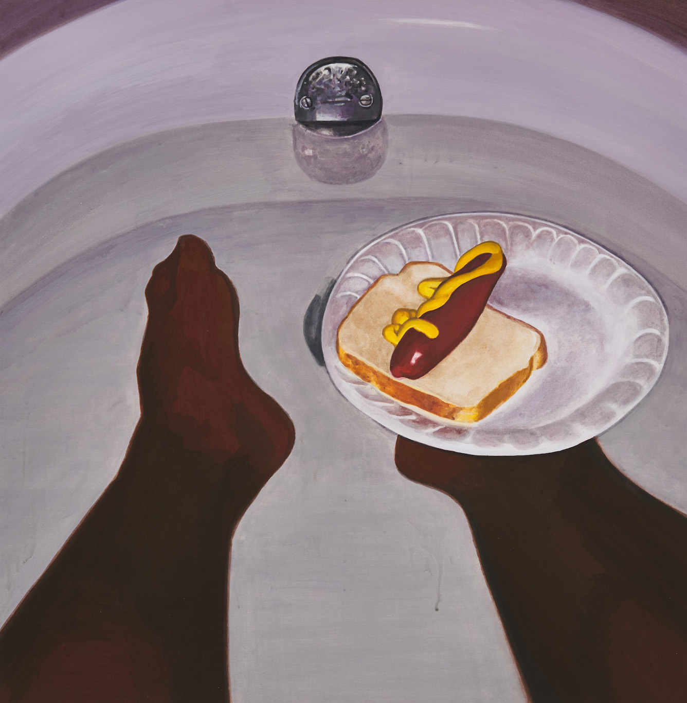 엉엉엉 울어 Crying Out Loud, 2022, gouache on cotton, 50.7ｘ49.8 ㎝