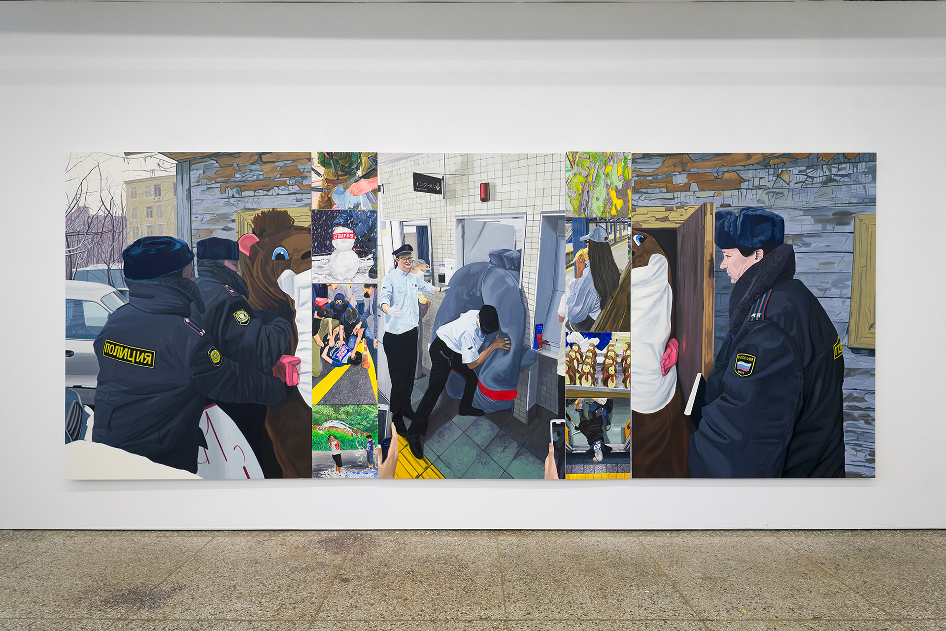 질서는 편한 것 아름다운 것 자유로운 것 Order Is Comfort Beauty and Freedom, 2025, 200×495 cm