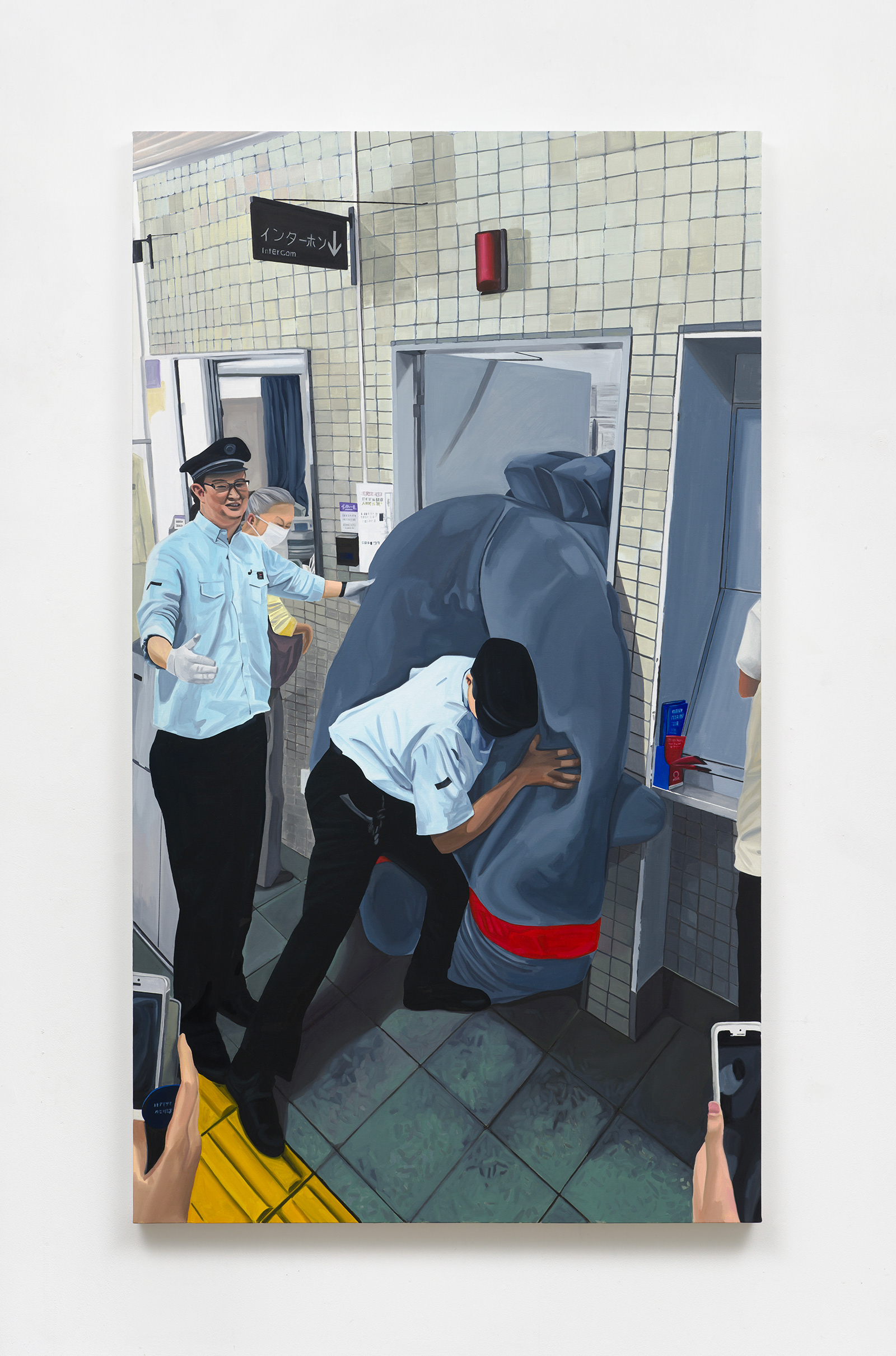 네 부머 데려가 Get Your Boomer, 2025, oil on canvas, 200×115 cm