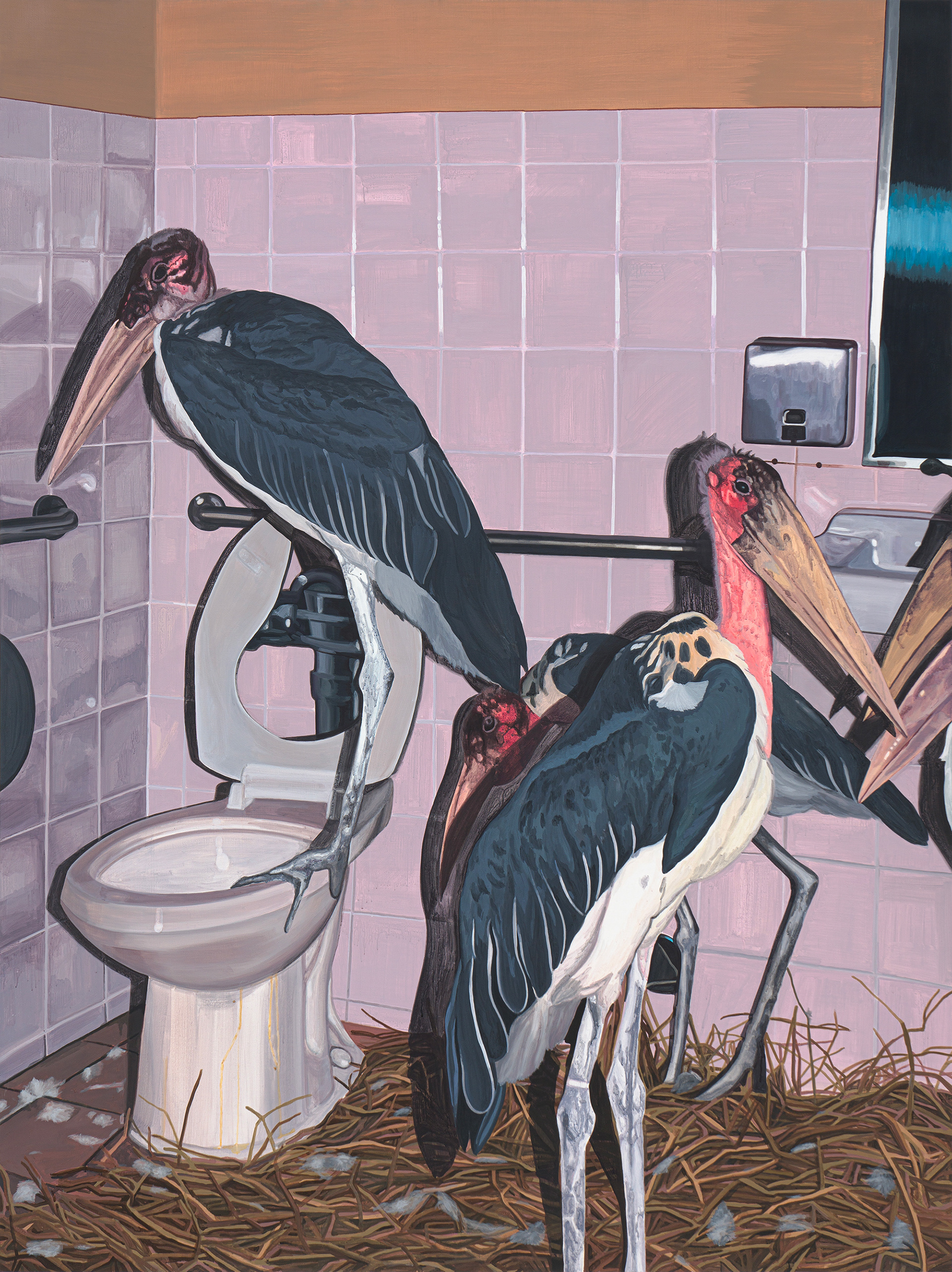 나 같은 여자 A Woman like Me, 2024, gouache on canvas, 247ｘ185 ㎝