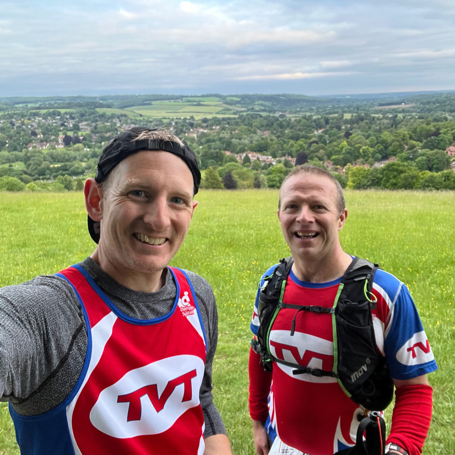Tim joined Mat for the first two laps of the run