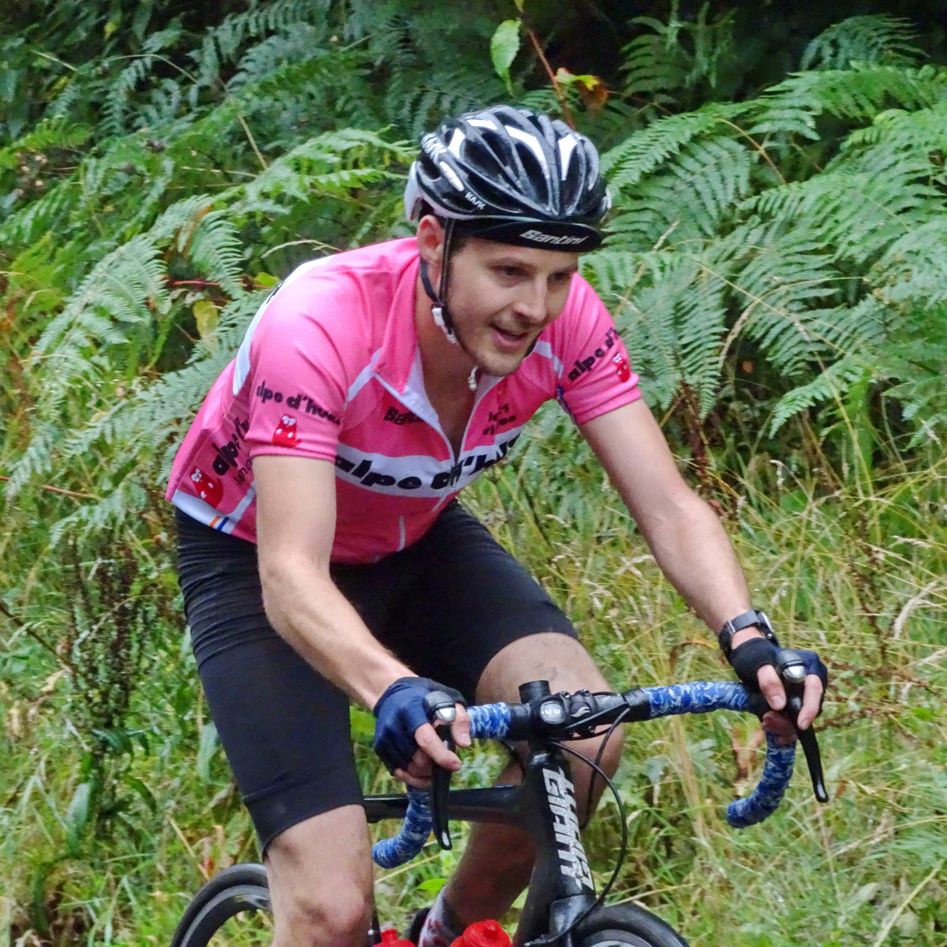 The gruelling bike with 24 reps up Streatley Hill