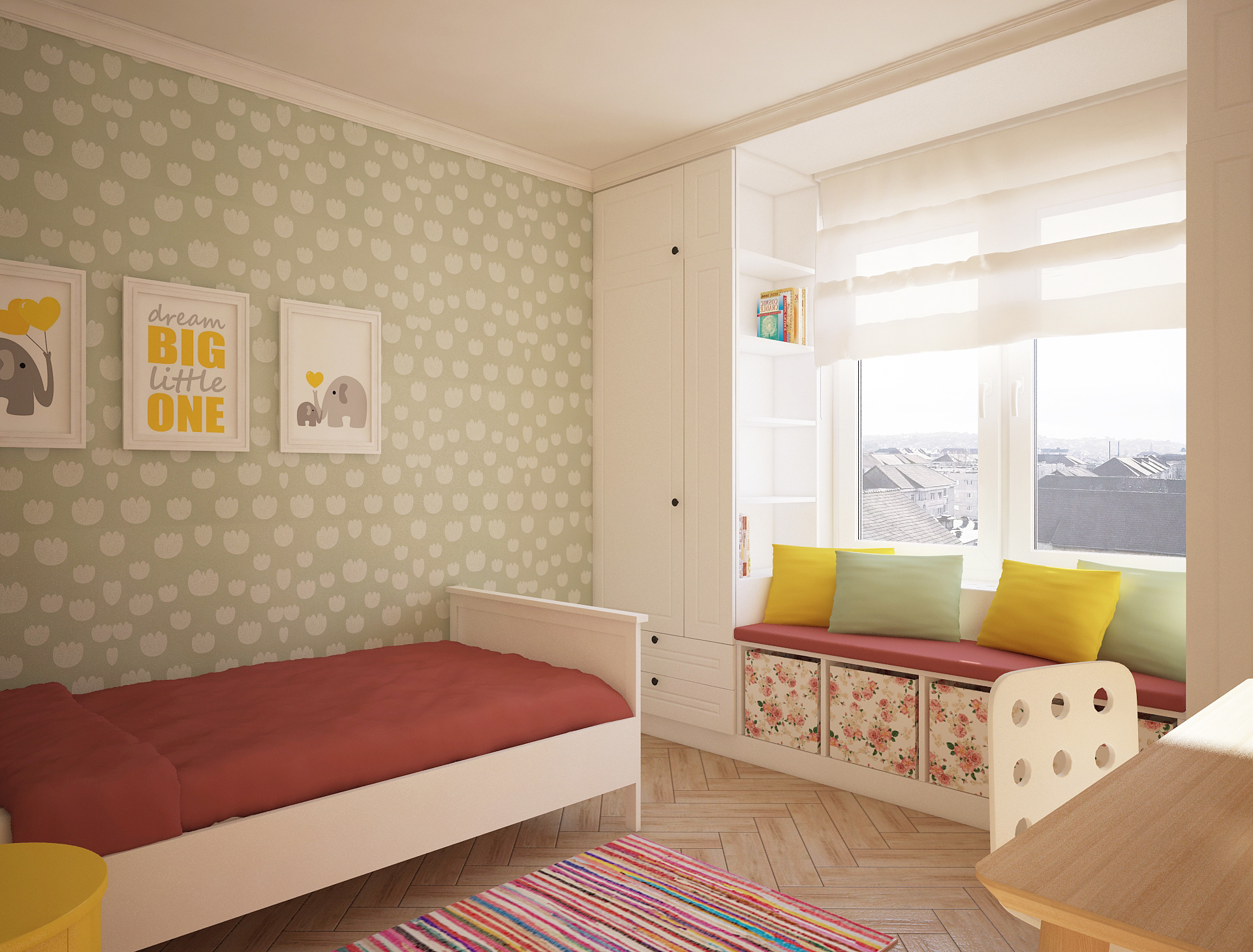 design interior camera copiilor