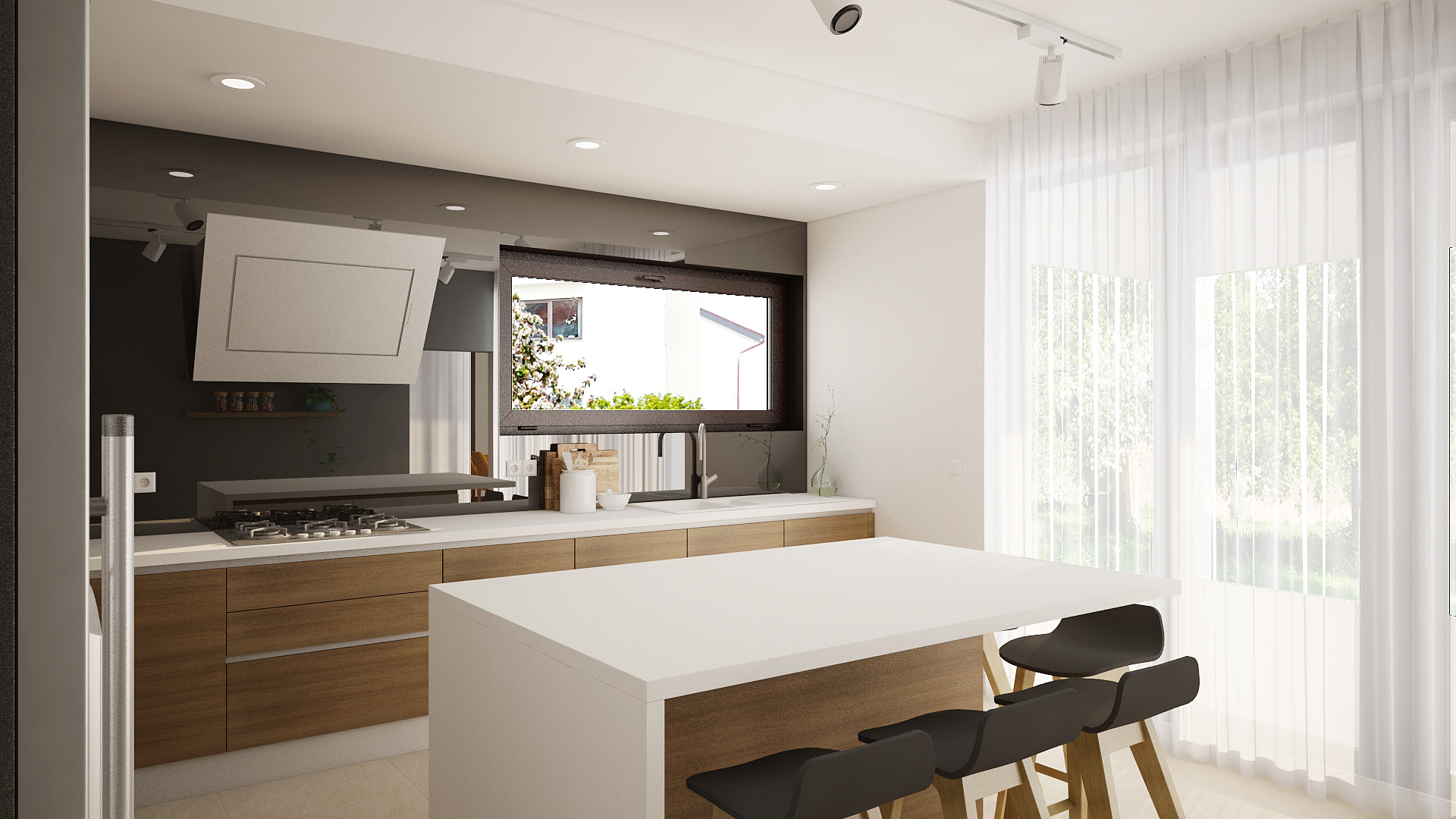 design interior bucatarie
