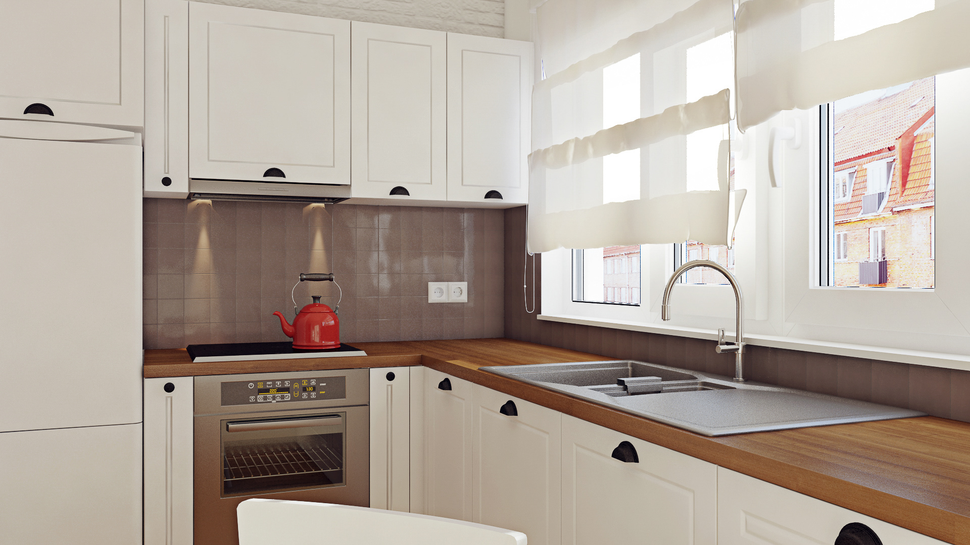 design interior bucatarie