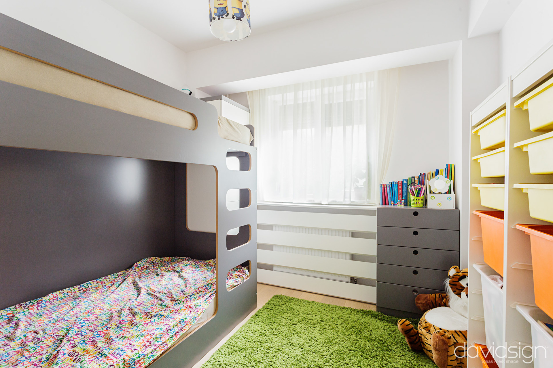 design interior camera copiilor