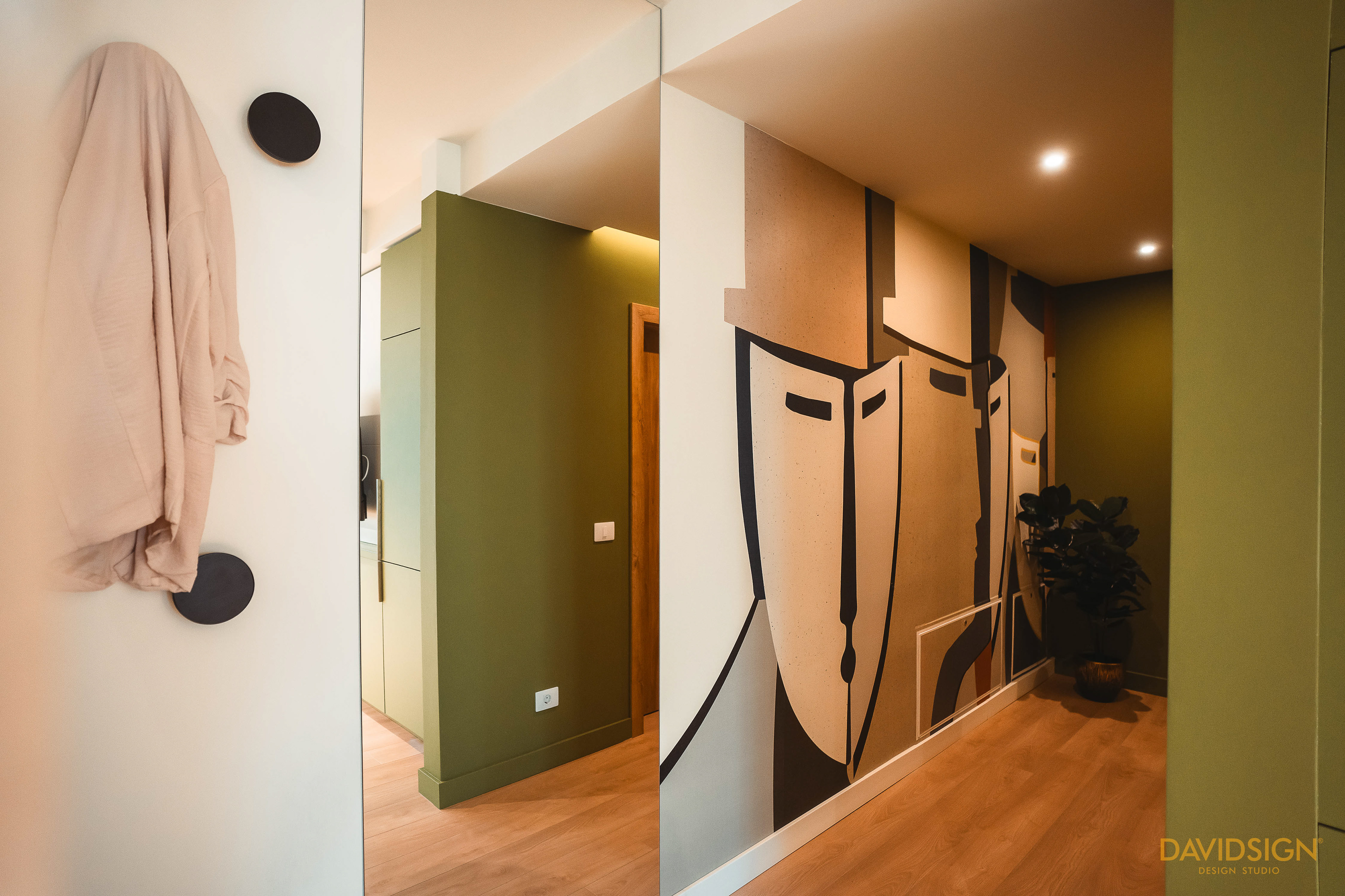 design interior hol apartament