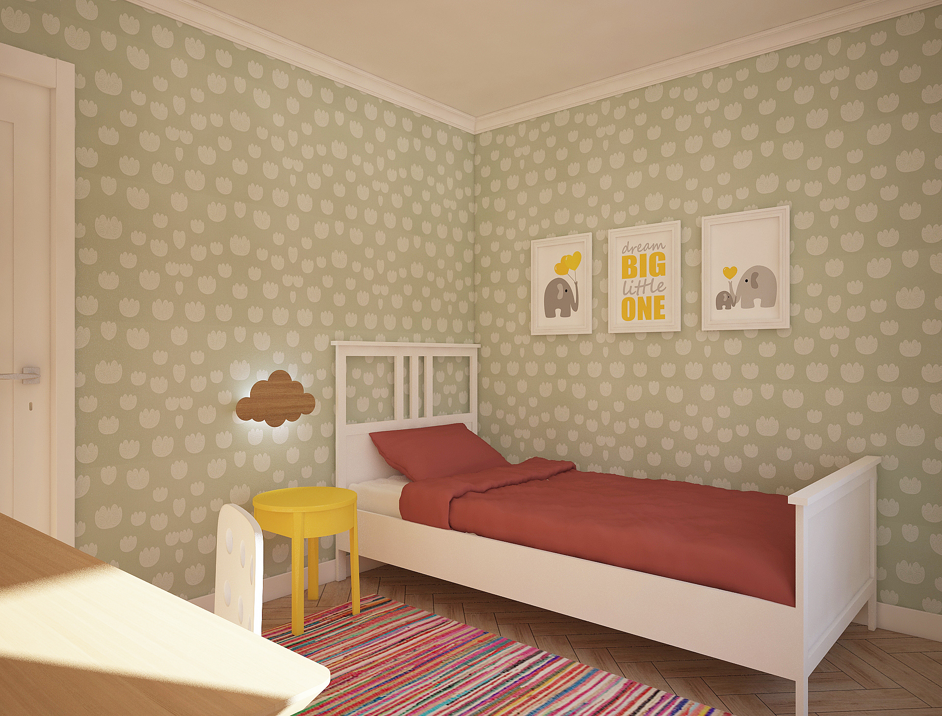 design interior camera copii