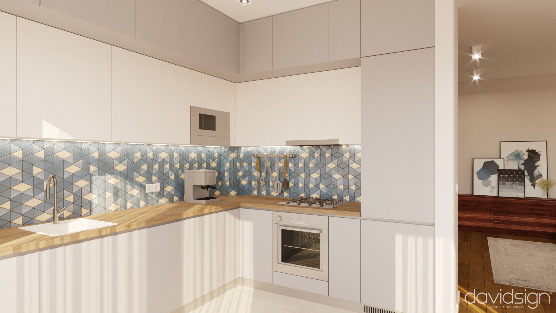 design interior bucatarie