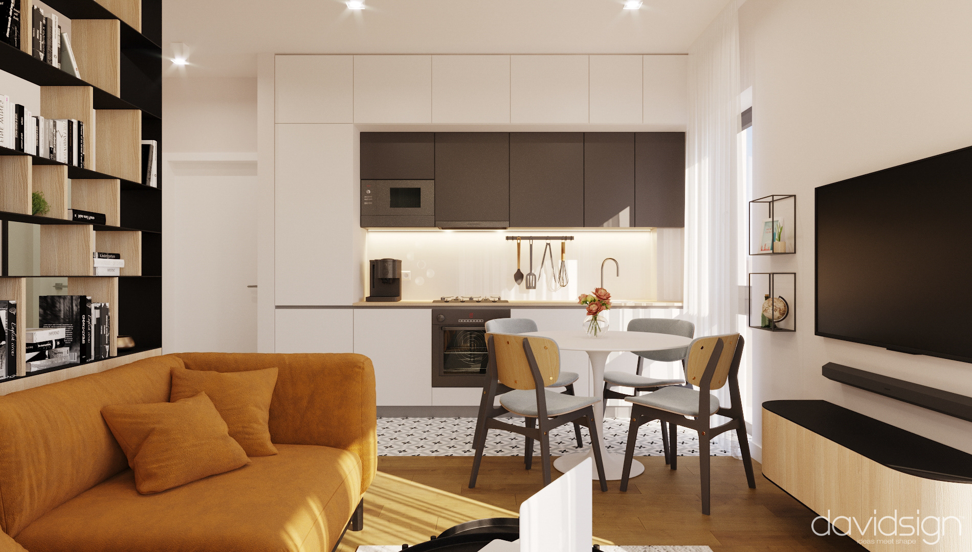 design interior bucatarie