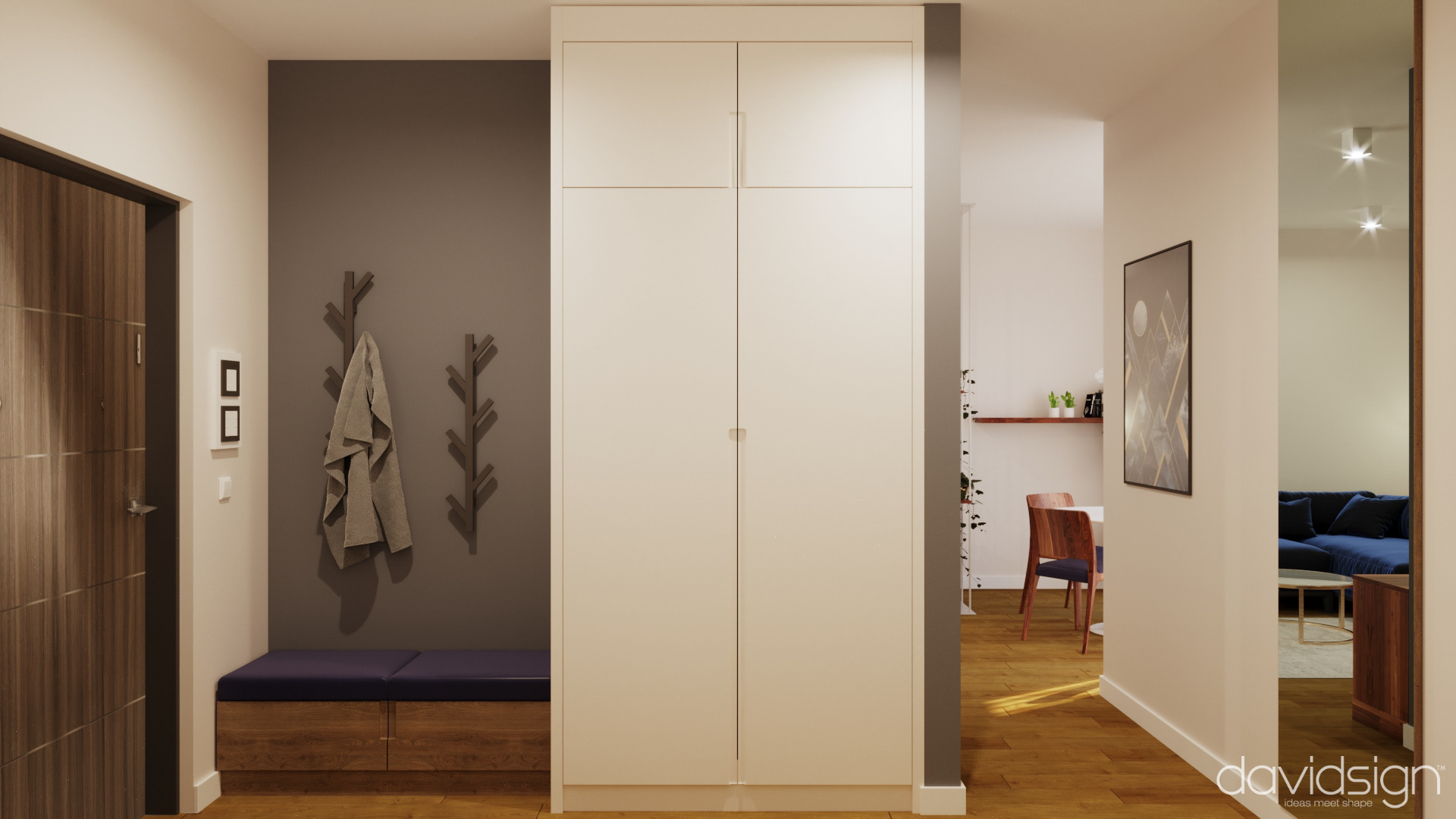 design interior hol intrare