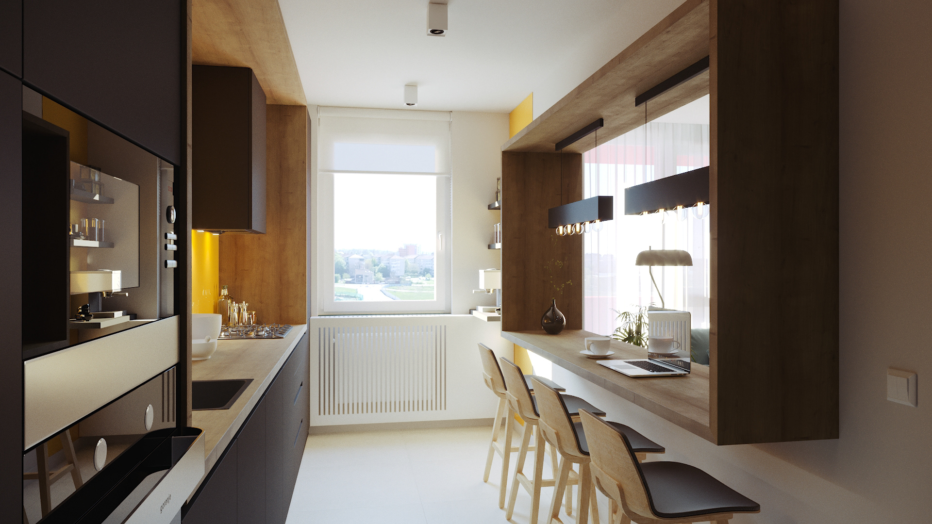 design interior bucatarie