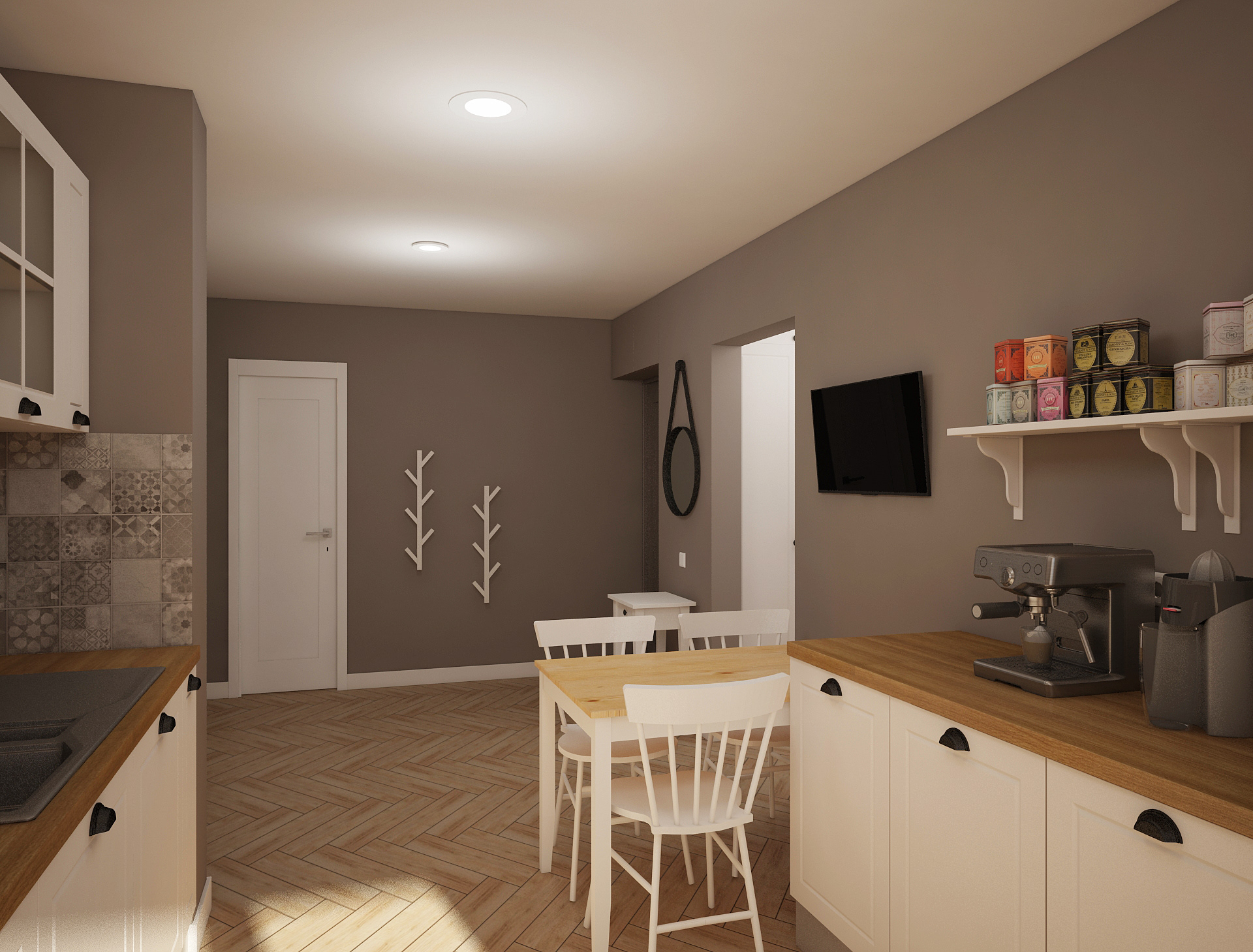 proiect amenajare apartament 4 camere