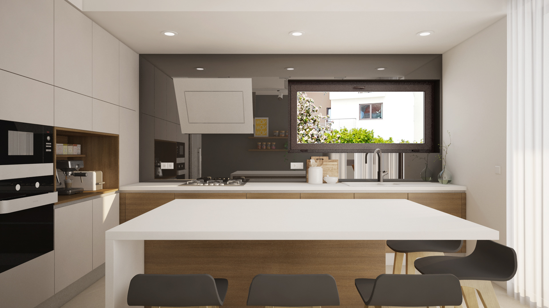 design interior bucatarie
