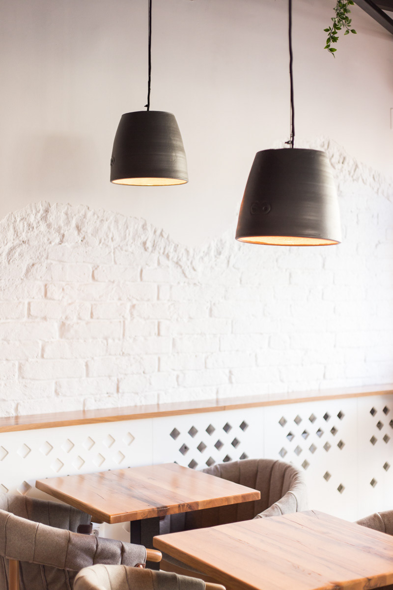 design interior cafenea snooz corpuri de iluminat personalizate