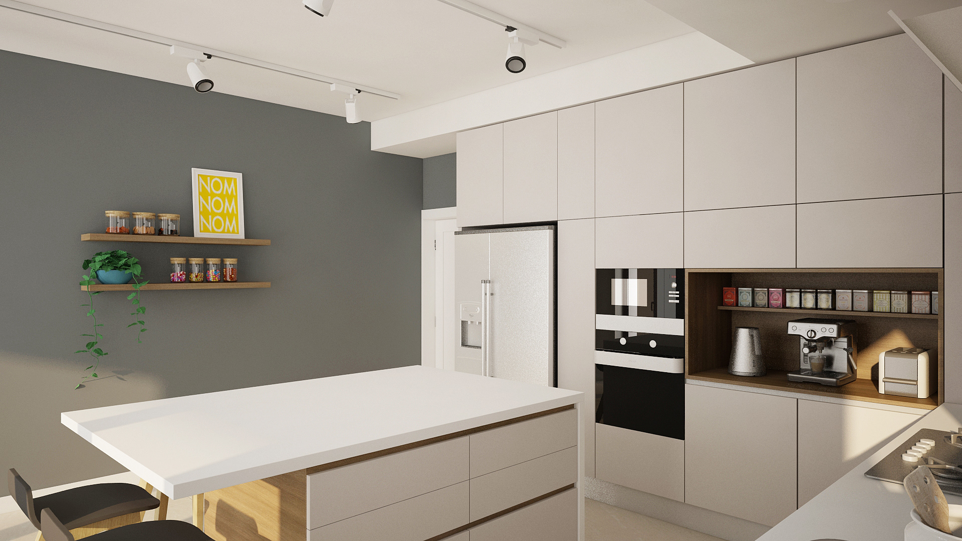 design interior bucatarie