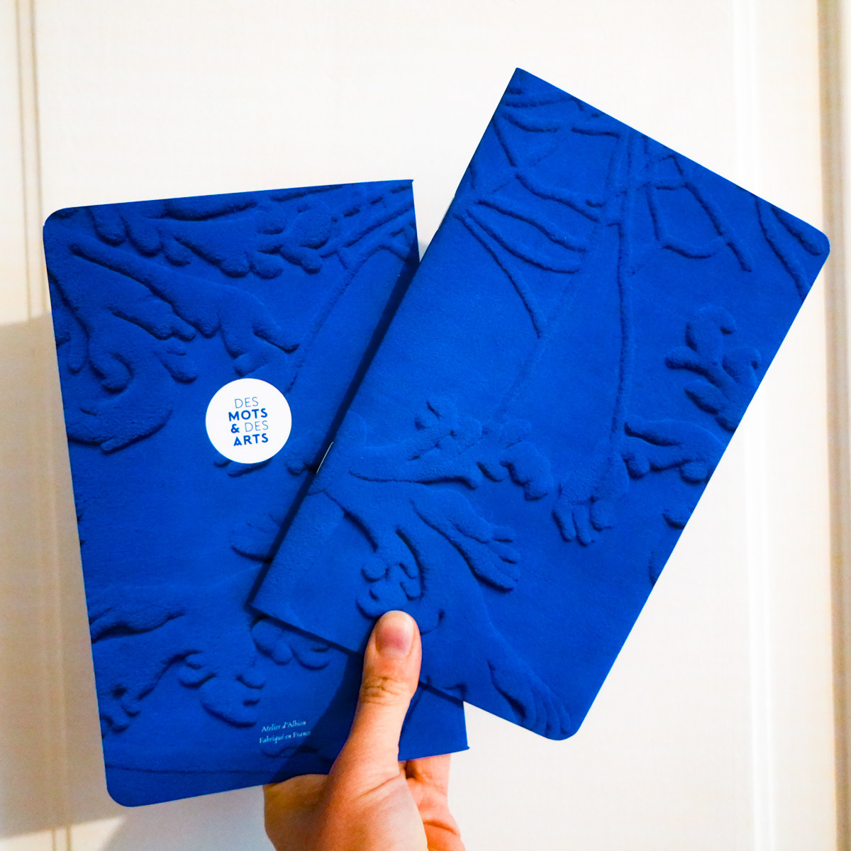 Carnet pour Des mots et des arts / Design Font & Romani