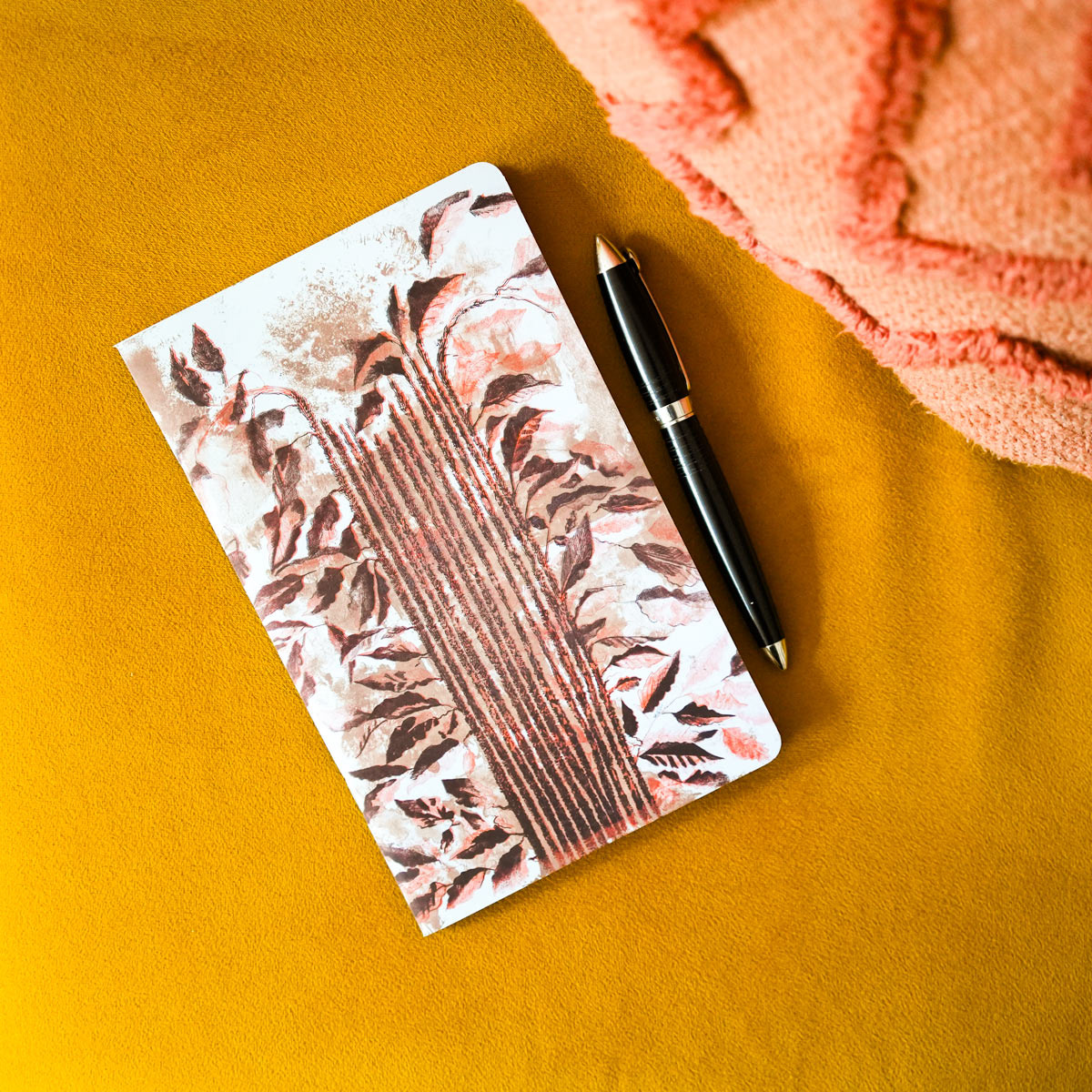 Carnet pour Des mots et des arts / Design Alexane Perrin