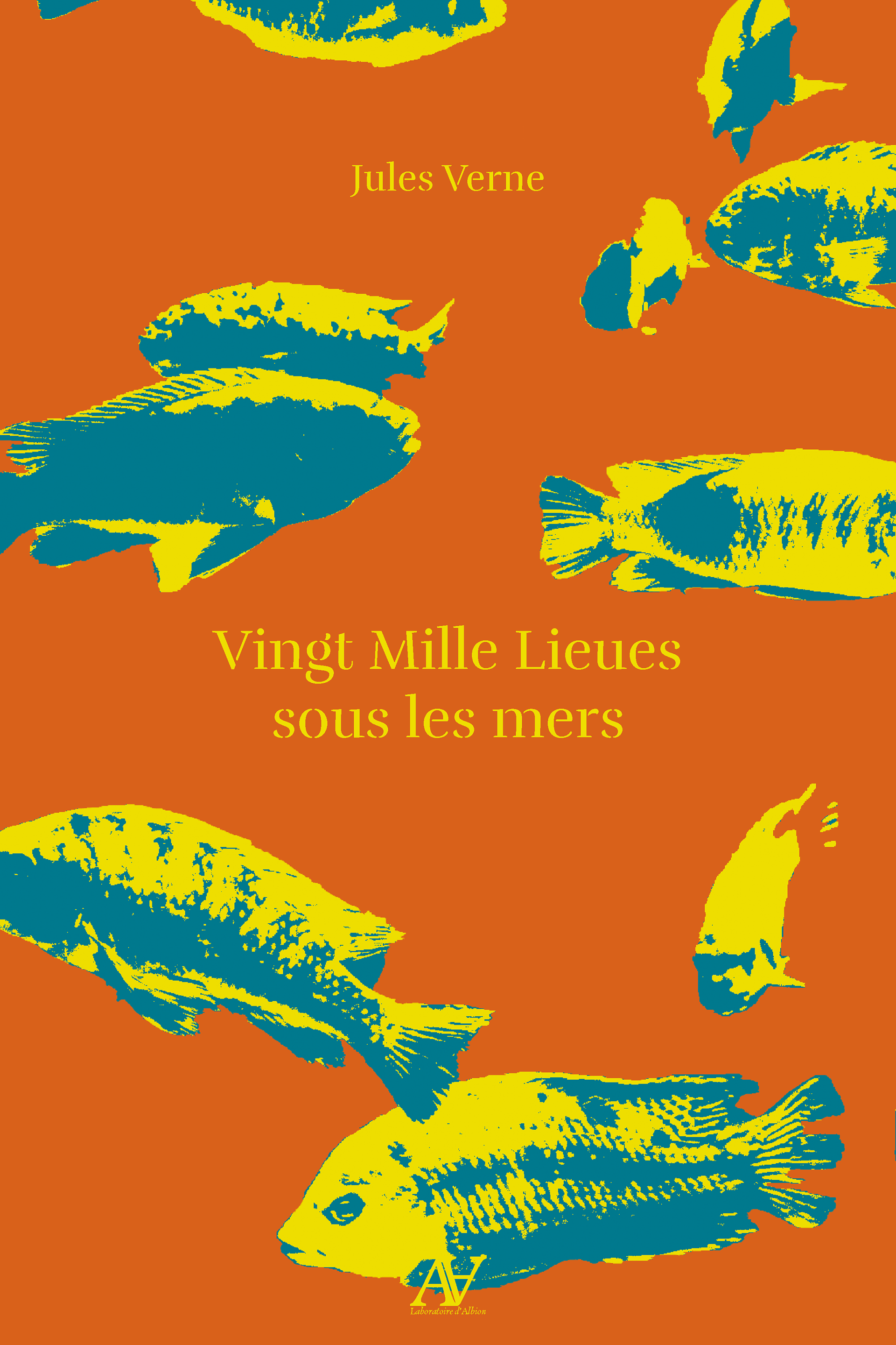 Couverture imaginée de Vingt mille lieues sous les mers de Jules Verne / ©Myriam Thibault