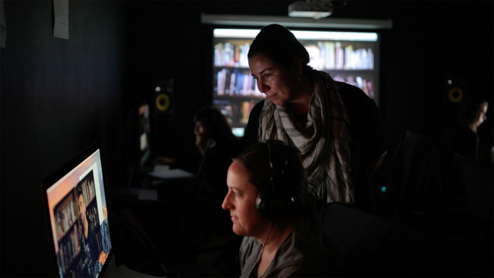 Teaching Filmmaking Fundamentals at Northwest Film Forum. Photo courtesy of Jonah Kozlowski.
