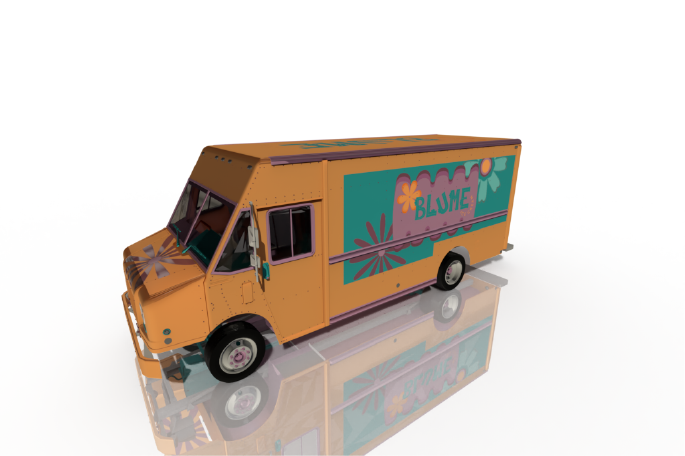 Ice Cream Truck Back