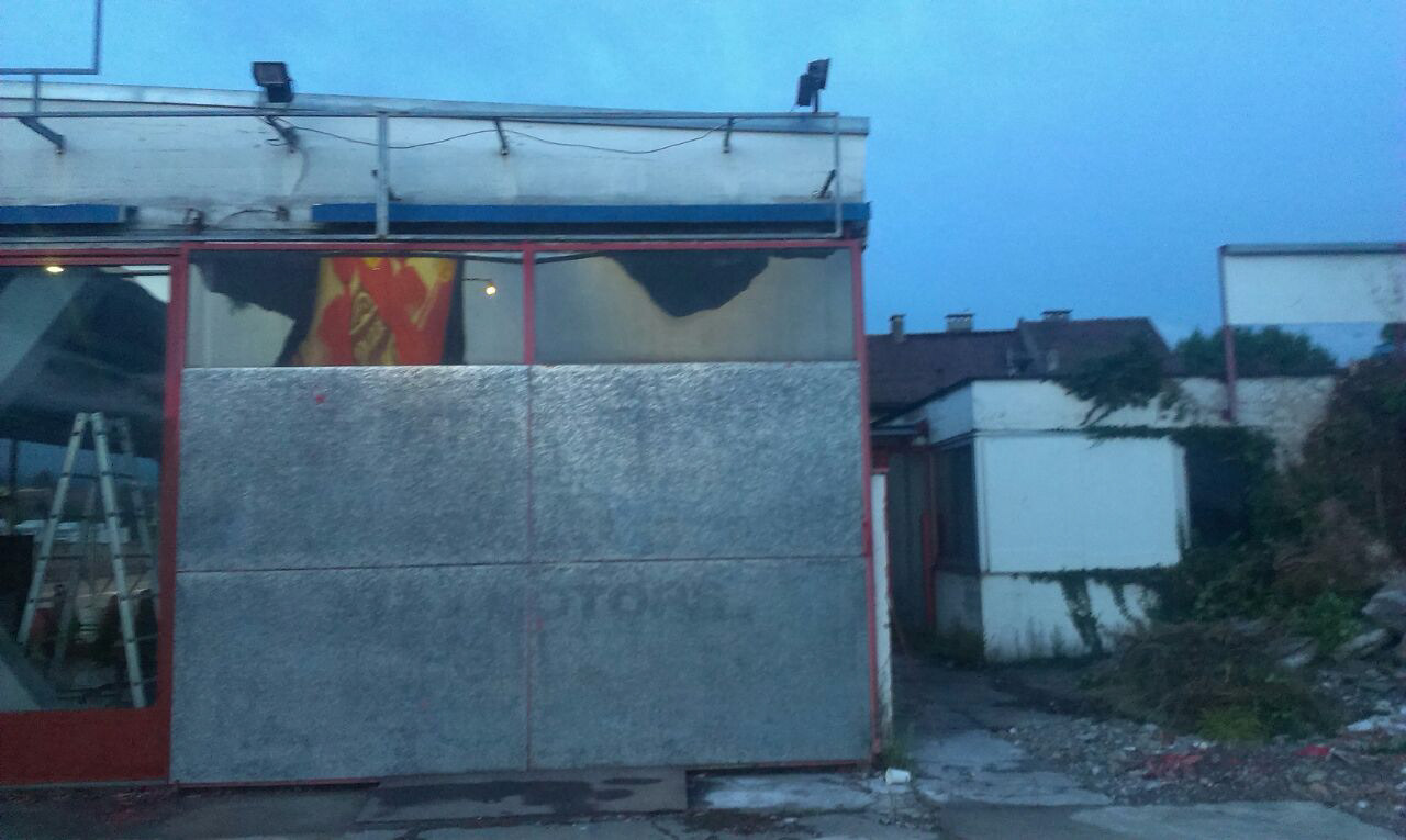 Werkstätteneinfahrt
