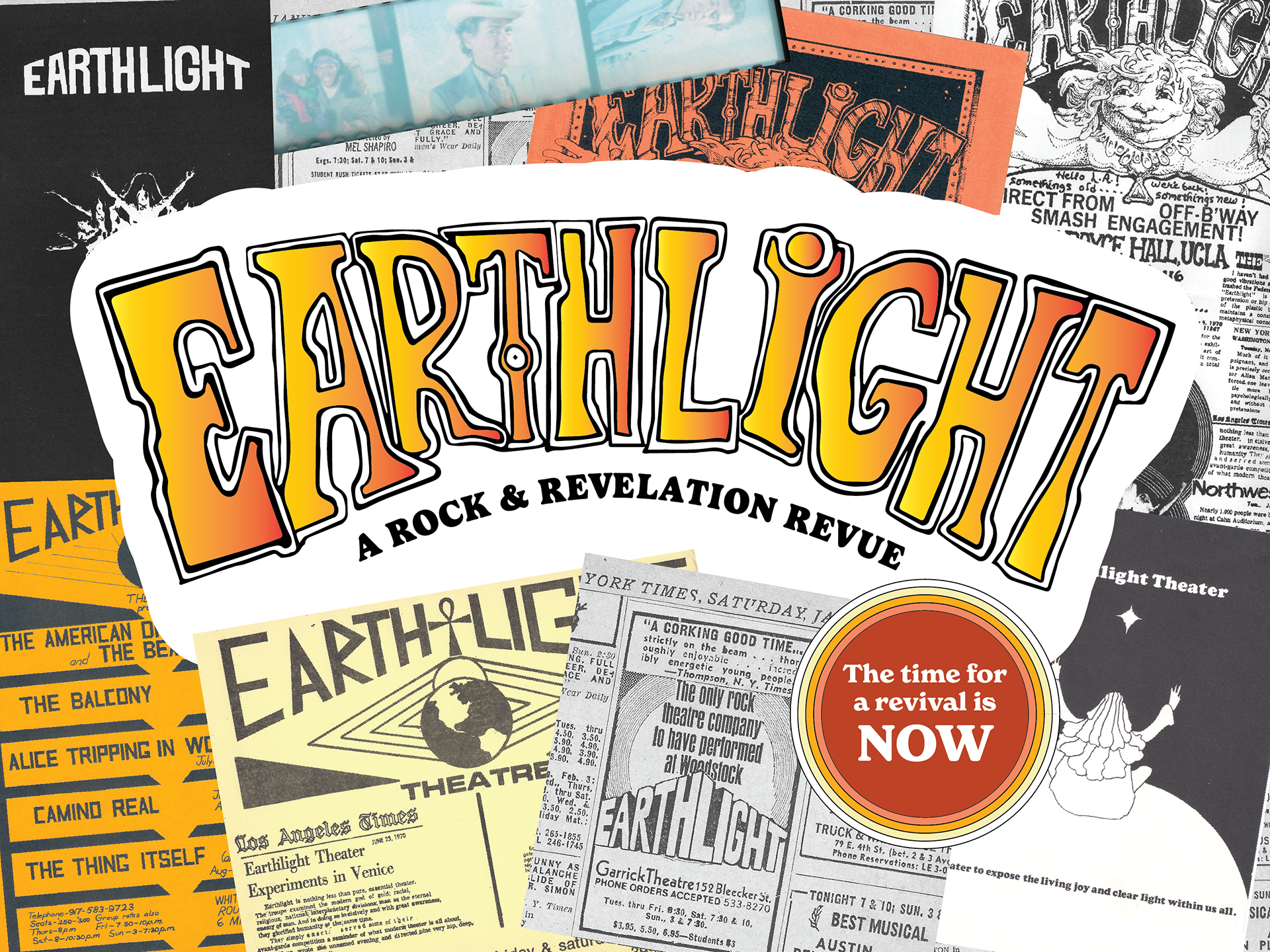 cover for presentation deck for the revival of EARTHLIGHT